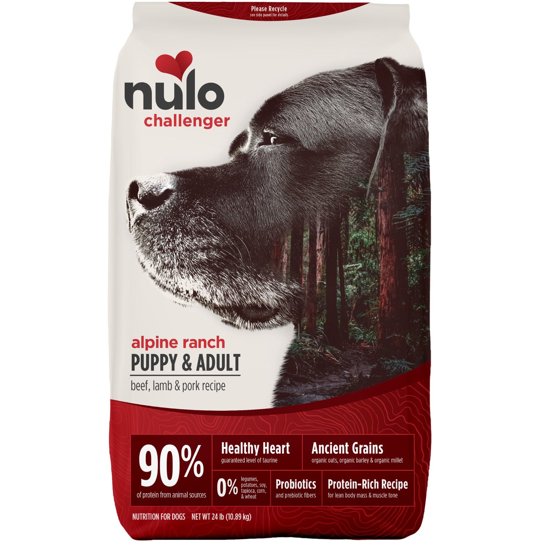 Nulo Challenger Puppy & Adult Alpine Ranch Beef, Lamb & Pork Dry Dog Food
