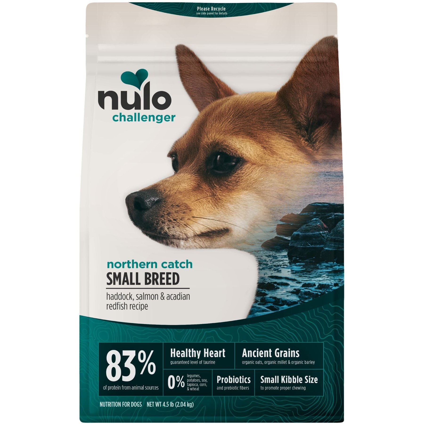Nulo Challenger Puppy & Adult Small Breed Northern Catch Haddock, Salmon & Acadian Redfish Dry Dog Food