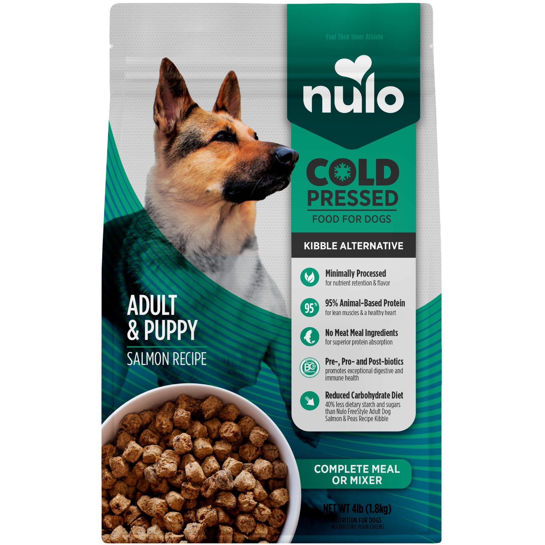 Nulo Cold Pressed Puppy & Adult Grain-Free Salmon Recipe Dry Dog Food