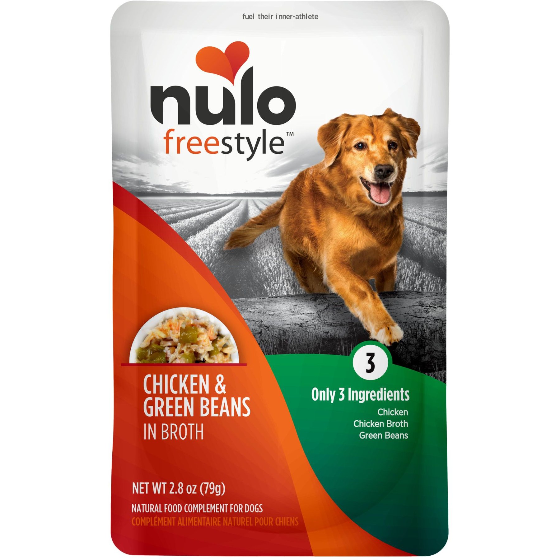 Nulo FreeStyle Chicken & Green Beans in Broth Dog Food Topper