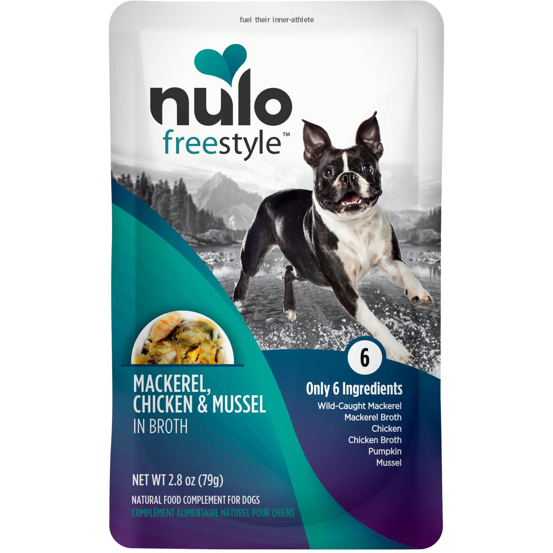 Nulo FreeStyle Mackerel, Chicken, & Mussel in Broth Dog Food Topper
