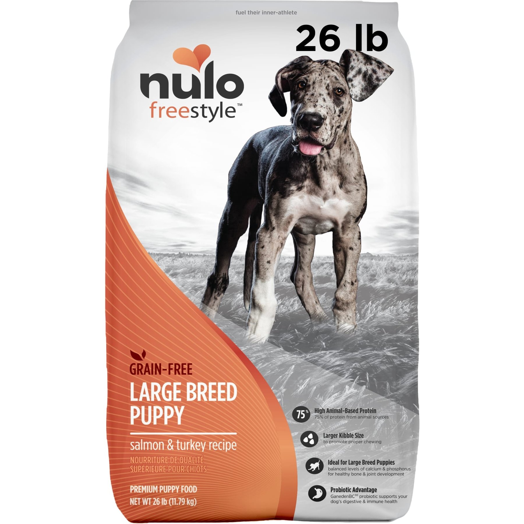 Nulo Freestyle Salmon & Turkey Recipe Large Breed Puppy Grain-Free Dry Dog Food