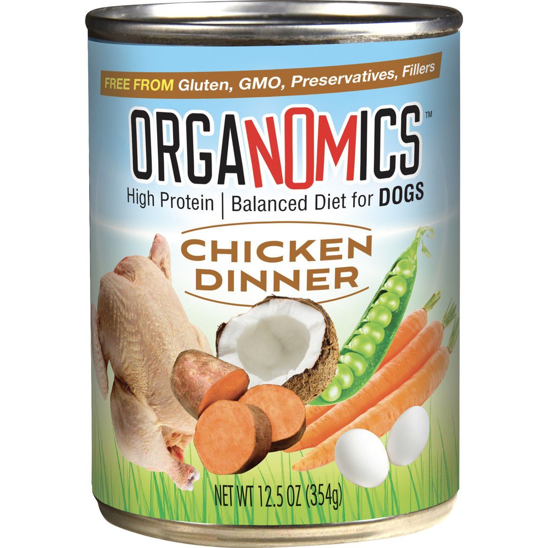 OrgaNOMics Chicken Dinner Grain-Free Pate Wet Dog Food