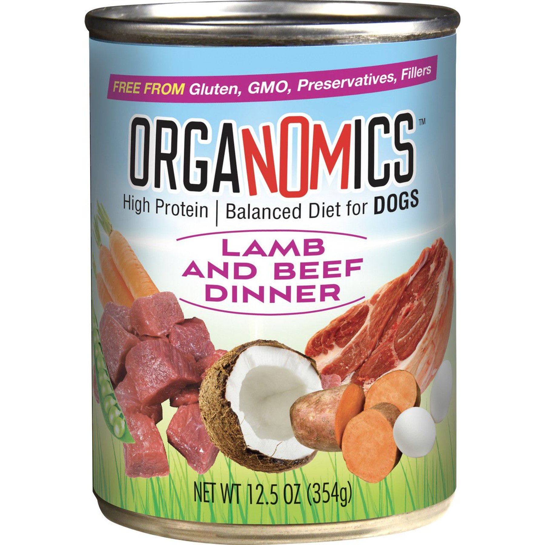 OrgaNOMics Lamb & Beef Dinner Grain-Free Pate Wet Dog Food