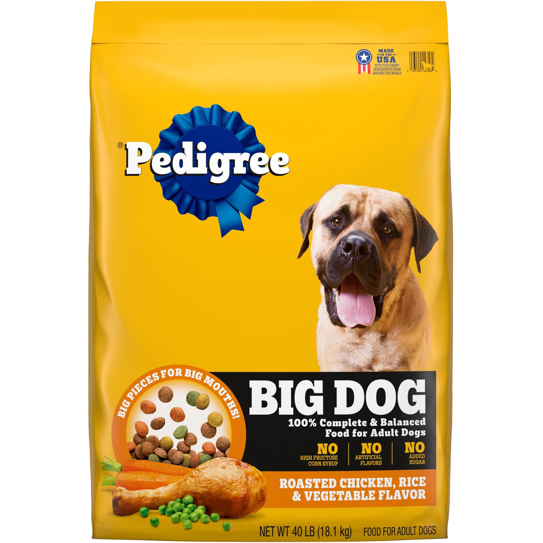Pedigree Big Dogs Adult Complete Nutrition Large Breed Roasted Chicken Flavor Dry Dog Food