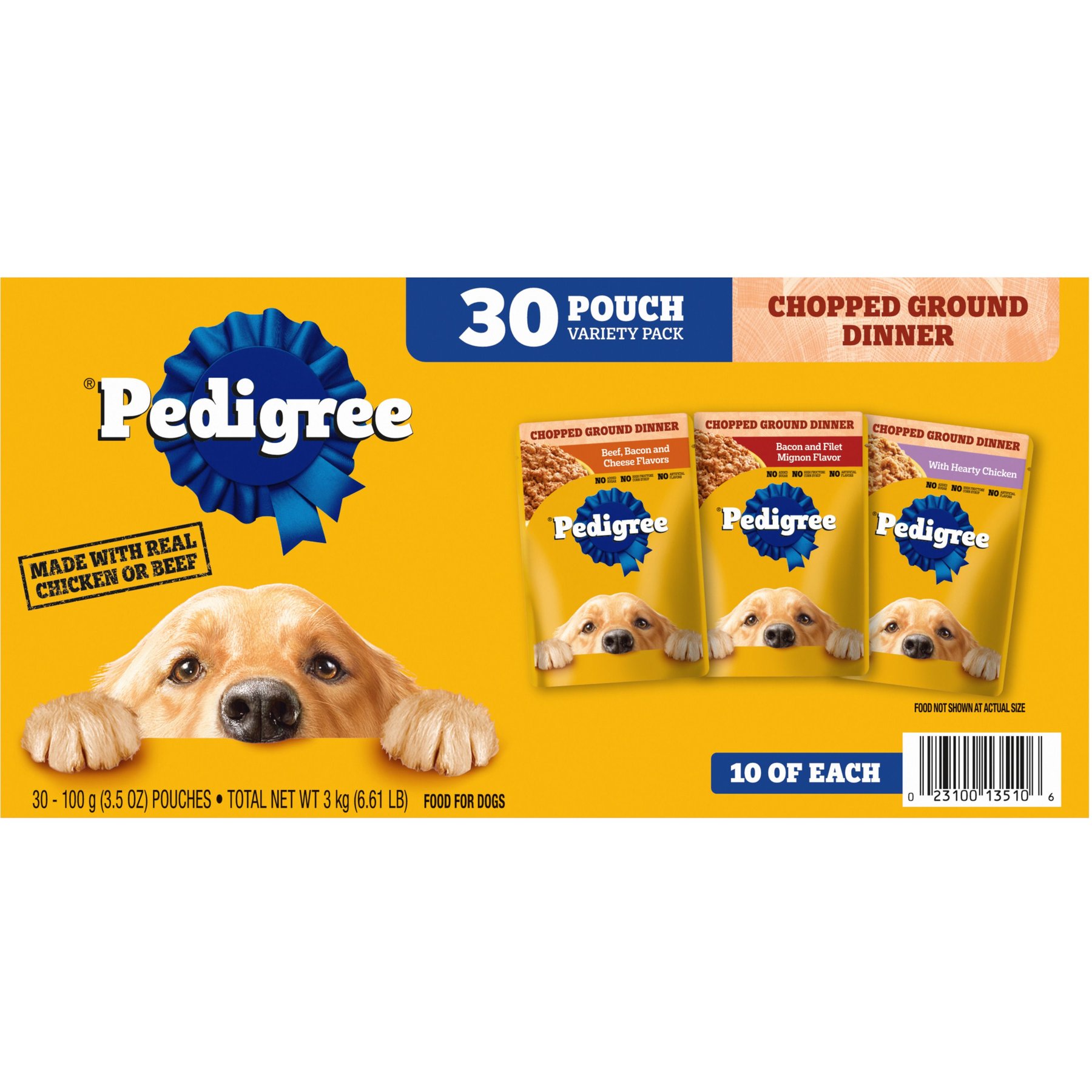 Pedigree Chopped Ground Dinner Variety Pack Adult Wet Dog Food
