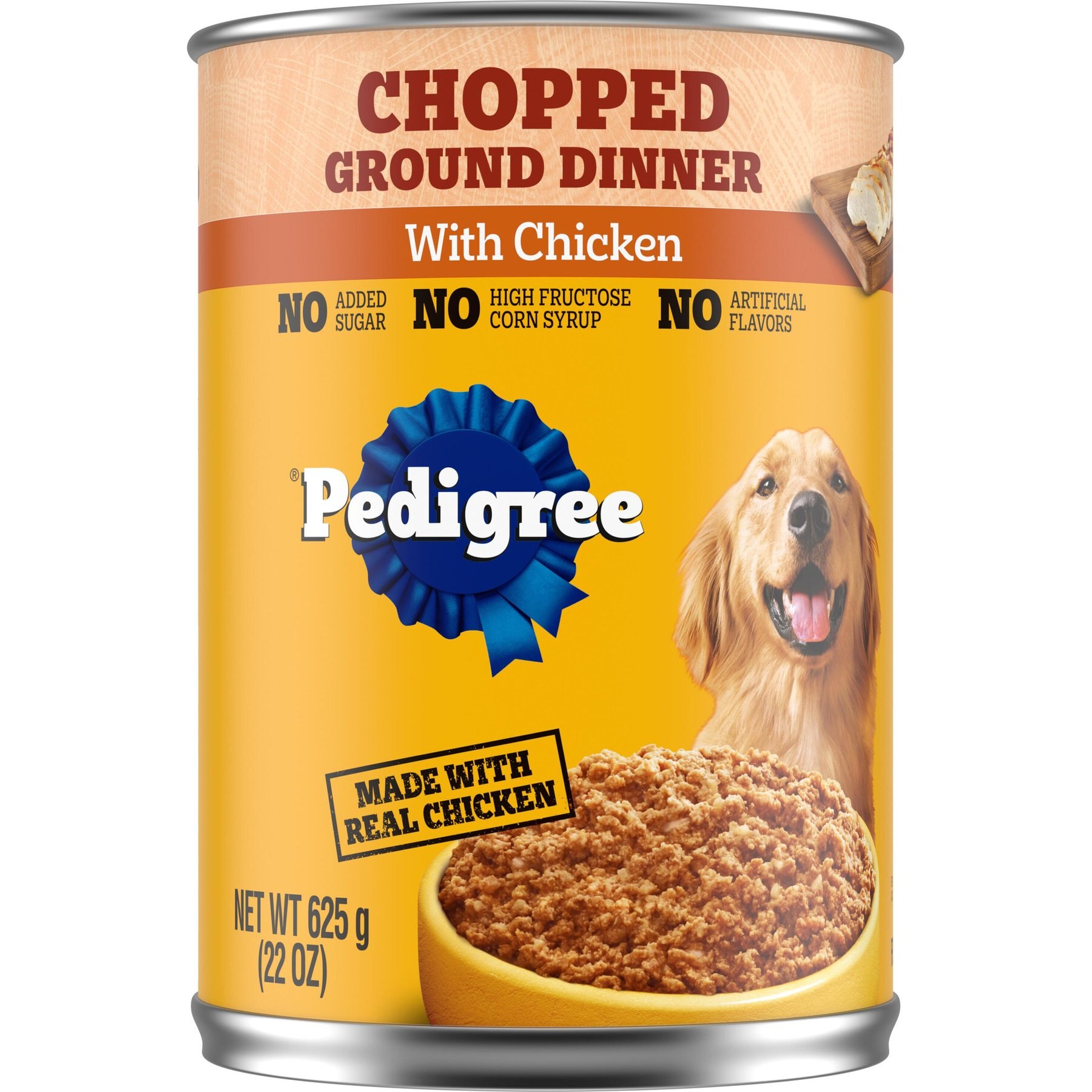 Pedigree Chopped Ground Dinner with Chicken Adult Canned Wet Dog Food