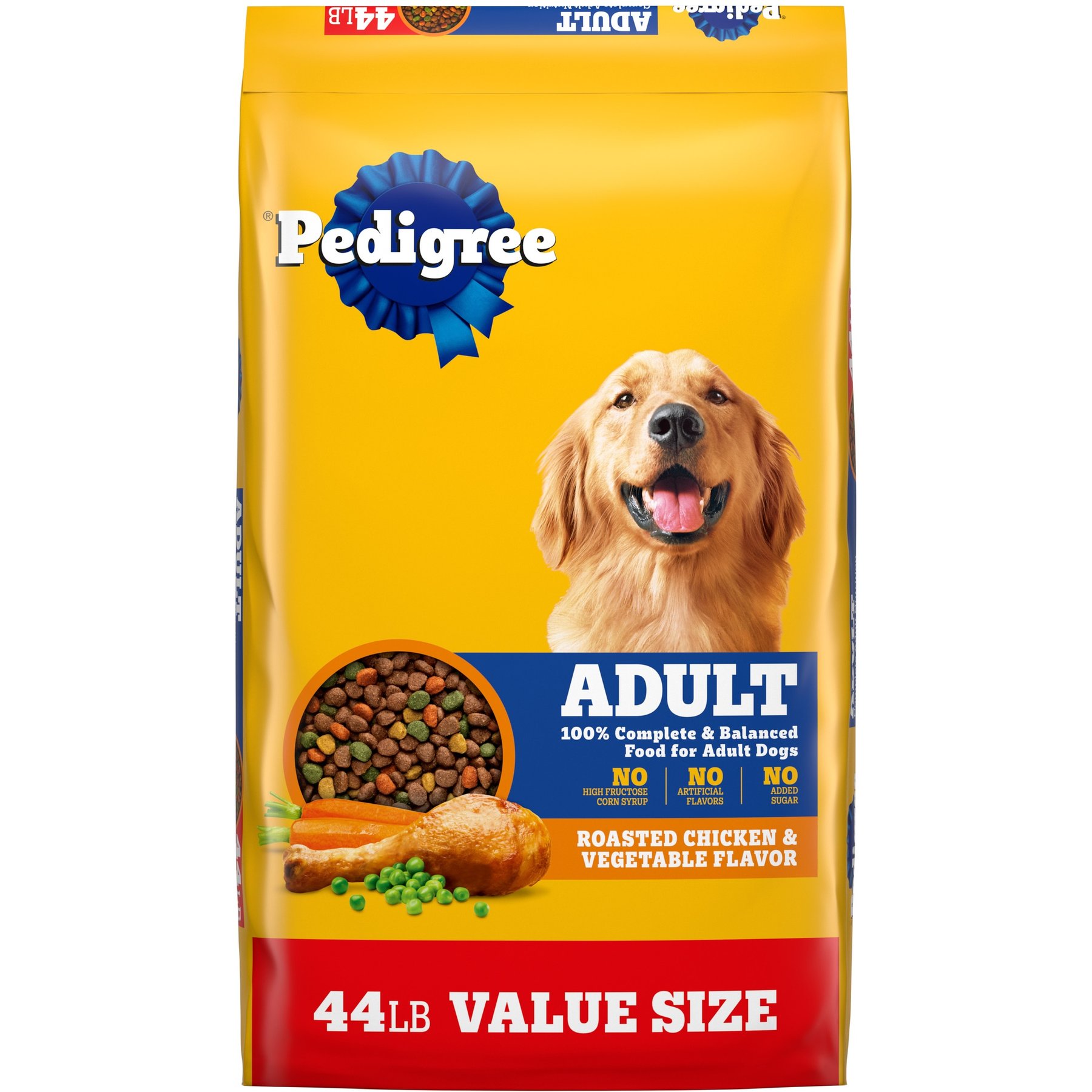 Pedigree Complete Nutrition Roasted Chicken & Vegetable Flavor Dog Kibble Adult Dry Dog Food