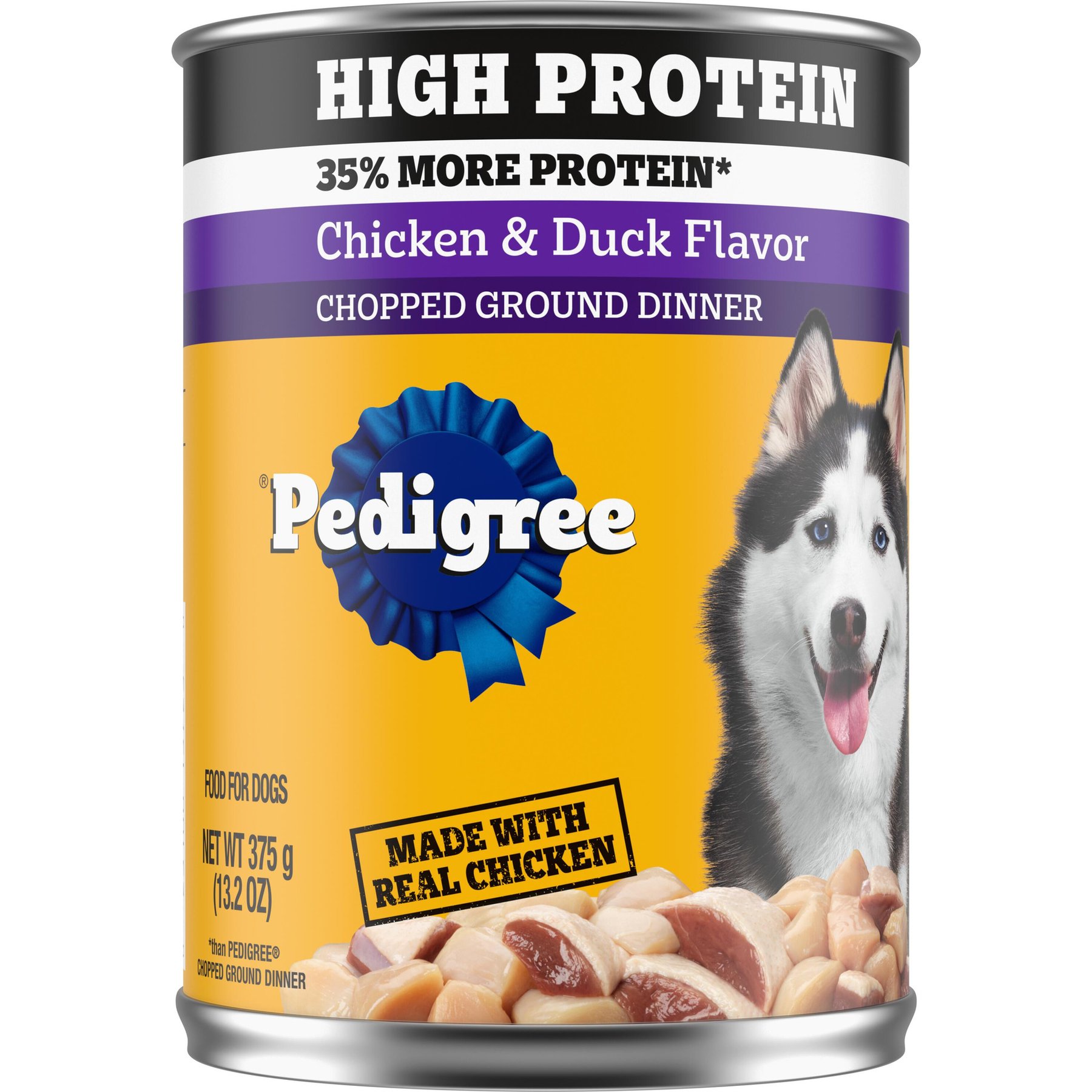 Pedigree High Protein Chicken & Duck Flavor Adult Canned Wet Dog Food