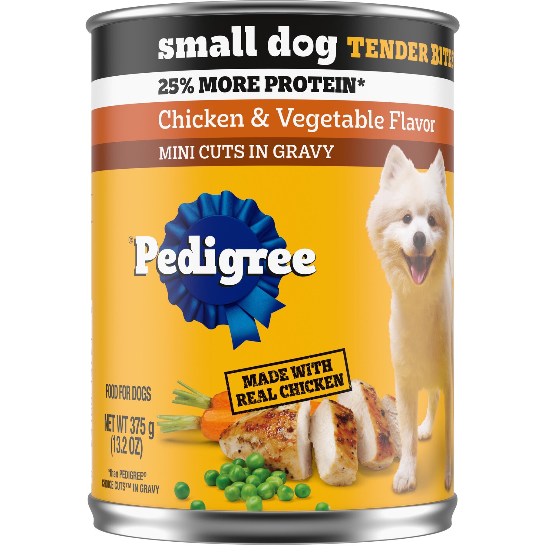 Pedigree Tender Bites in Gravy, Chicken & Vegetable Flavor Adult Canned Wet Dog Food