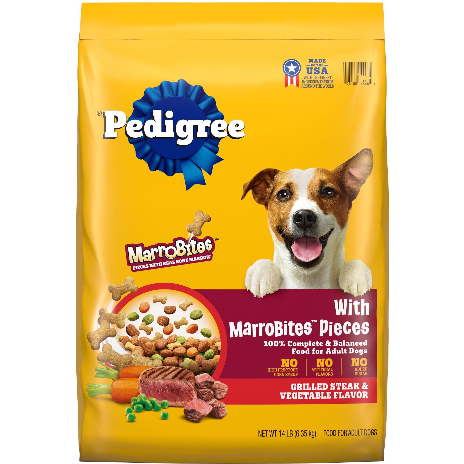 Pedigree with MarroBites Pieces Steak & Vegetable Flavor Adult Dry Dog Food