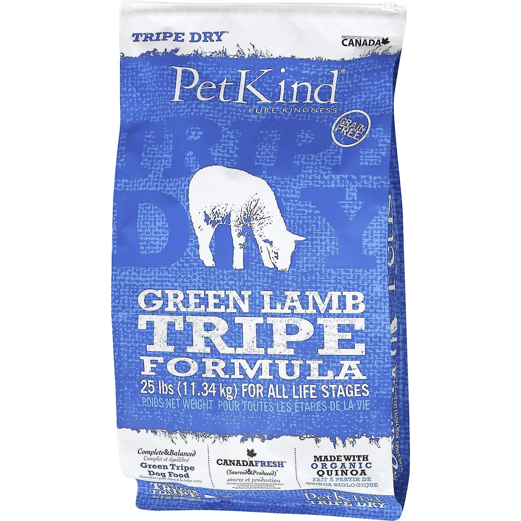 PetKind Tripe Dry Grain-Free Green Lamb Tripe Formula Dry Dog Food