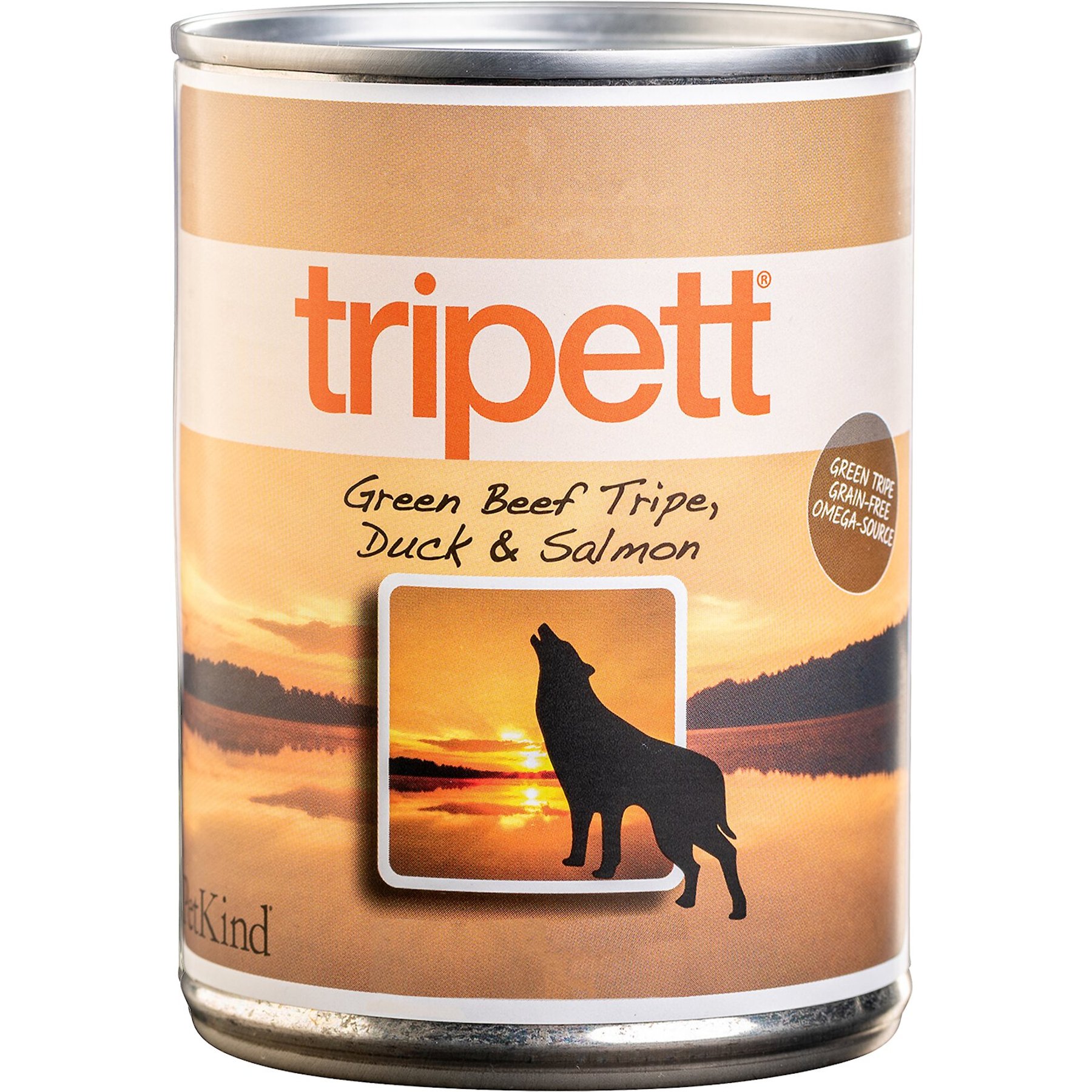 PetKind Tripett Green Beef Tripe, Duck & Salmon Grain-Free Canned Dog Food