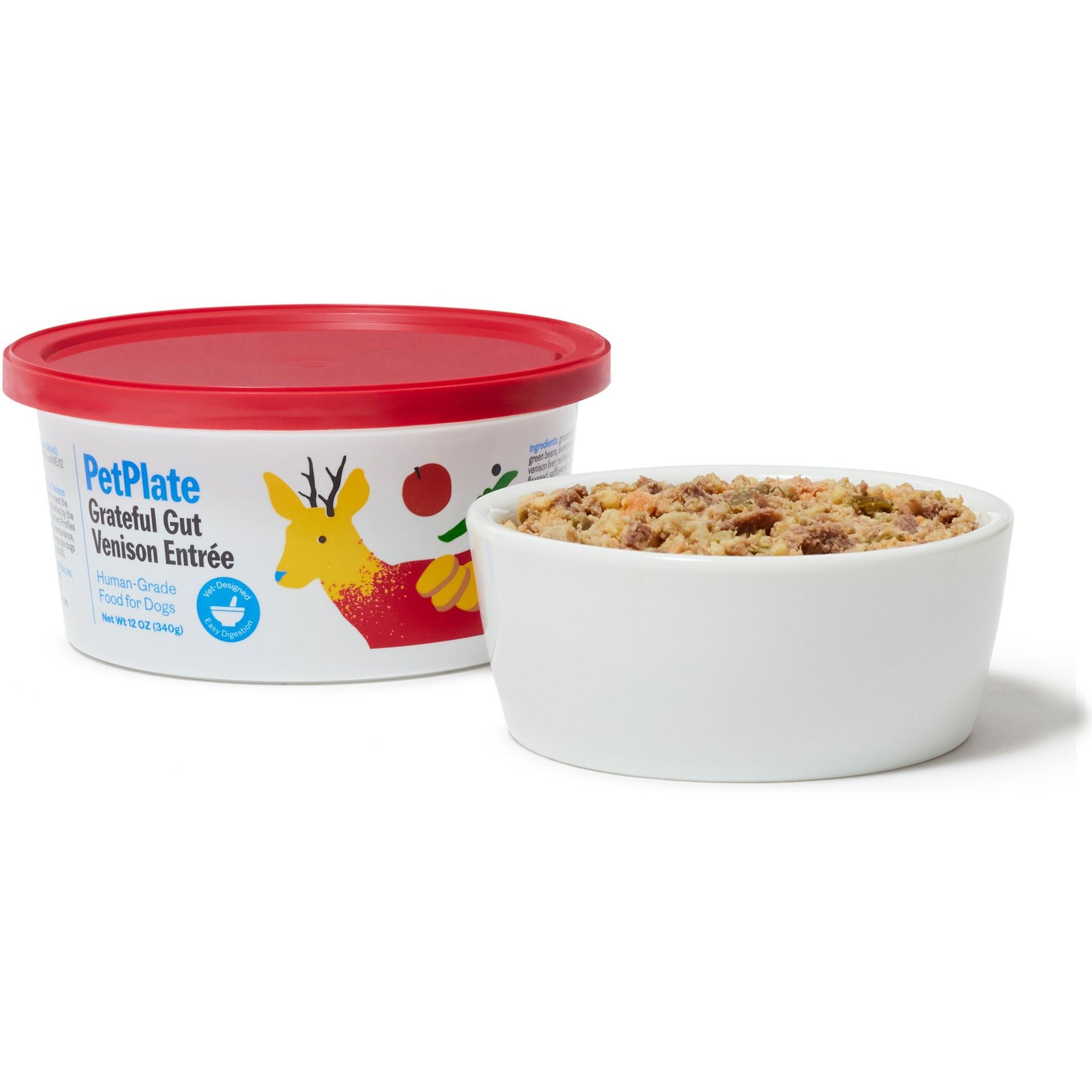 PetPlate Human Grade Lean & Mean Venison Entree Fresh Dog Food