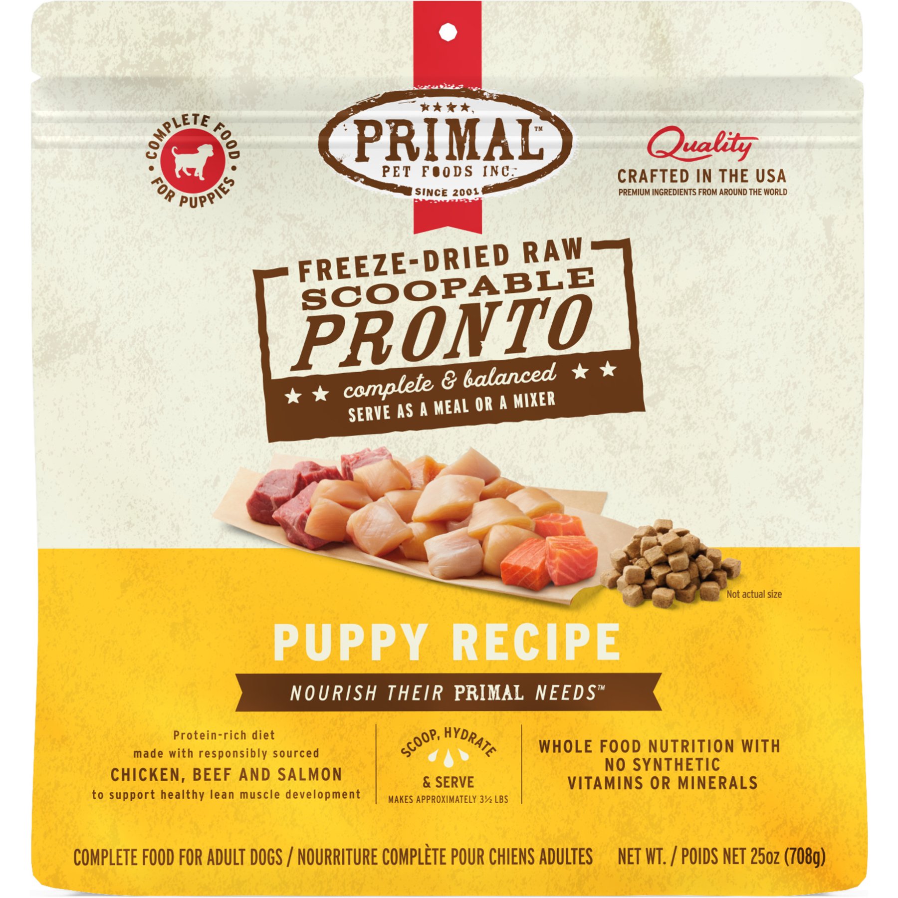 Primal Raw Pronto Puppy Recipe Dog Freeze-Dried Food