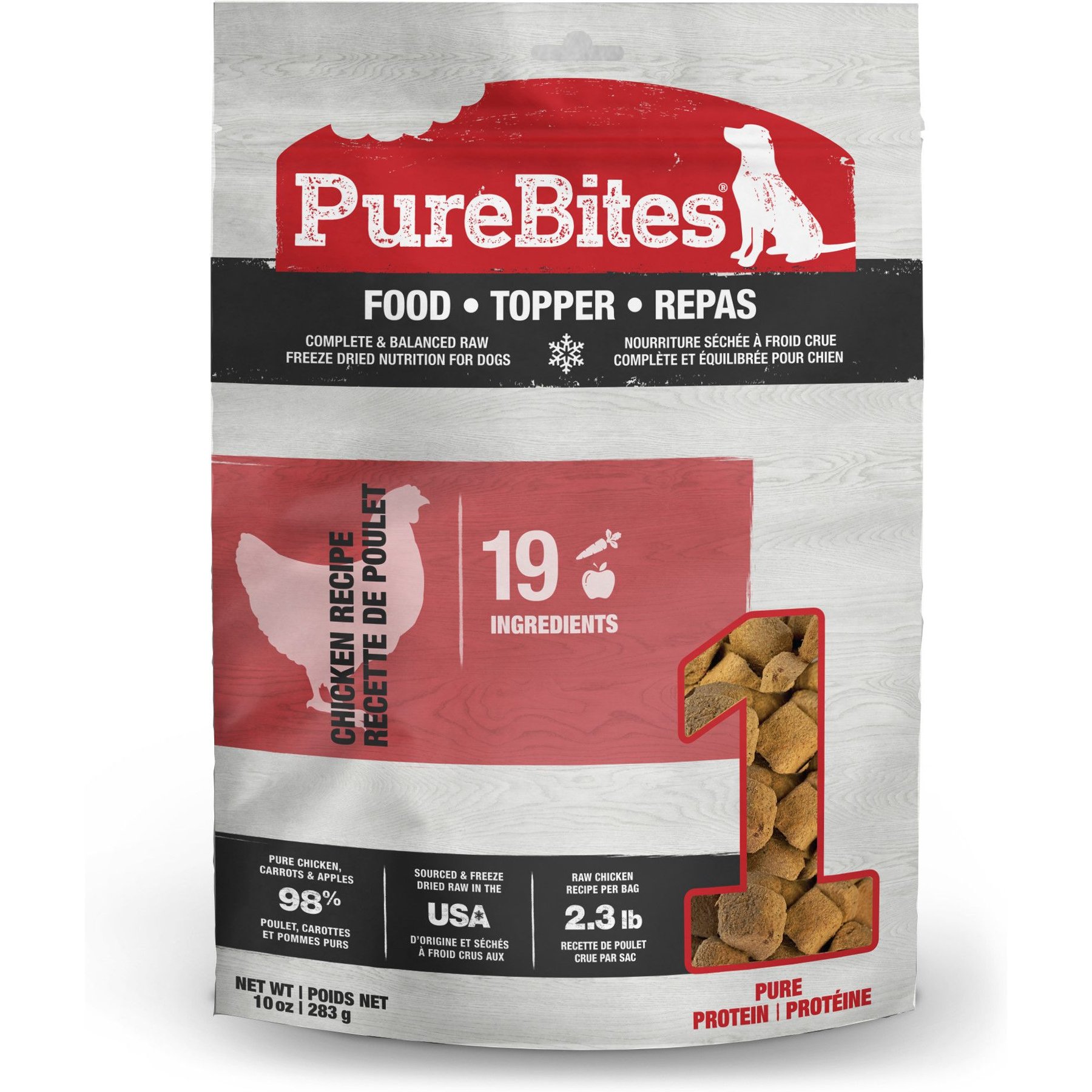 PureBites Chicken Freeze-Dried Topper for Dogs