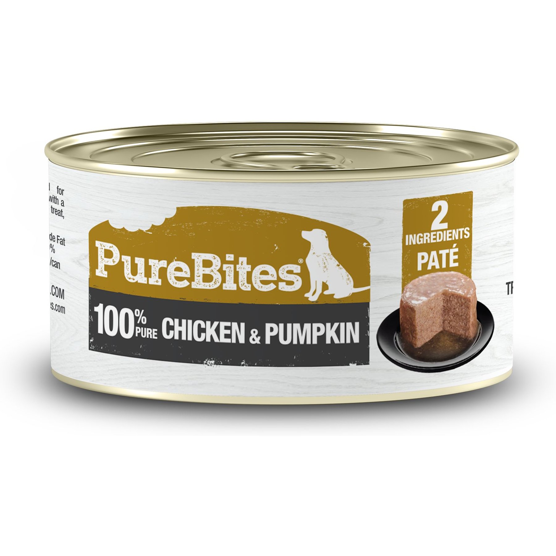 PureBites Dog Pates Chicken & Pumpkin Food Topping