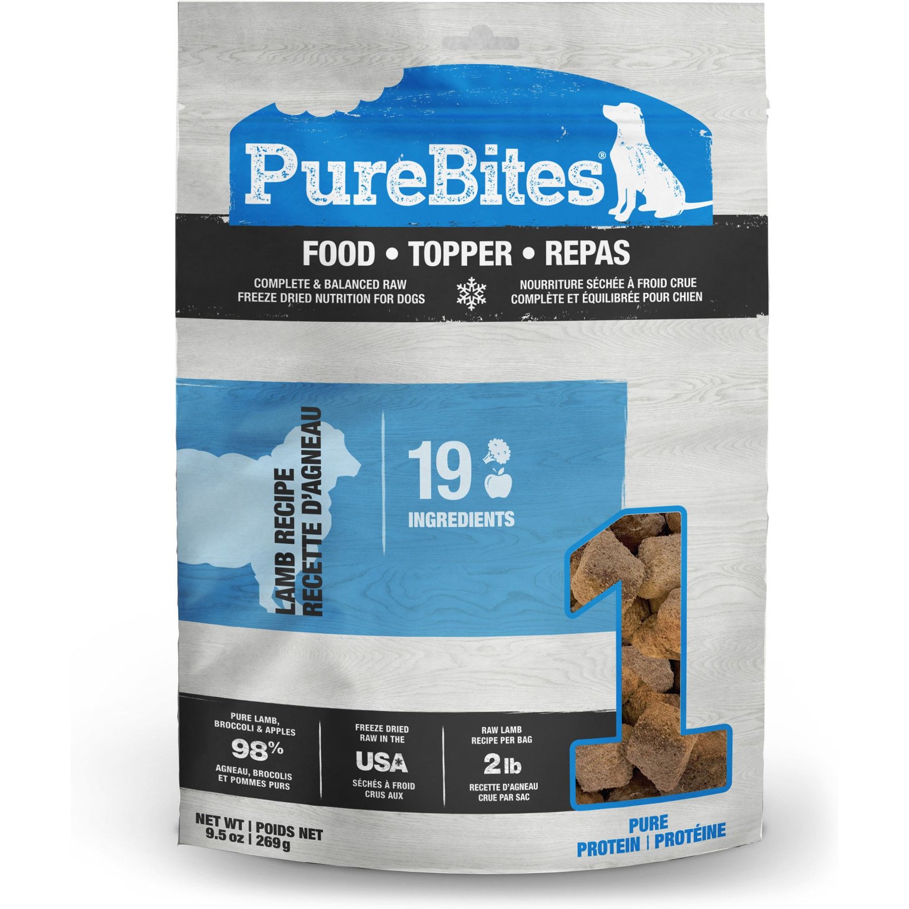 PureBites Lamb Freeze-Dried Topper for Dogs
