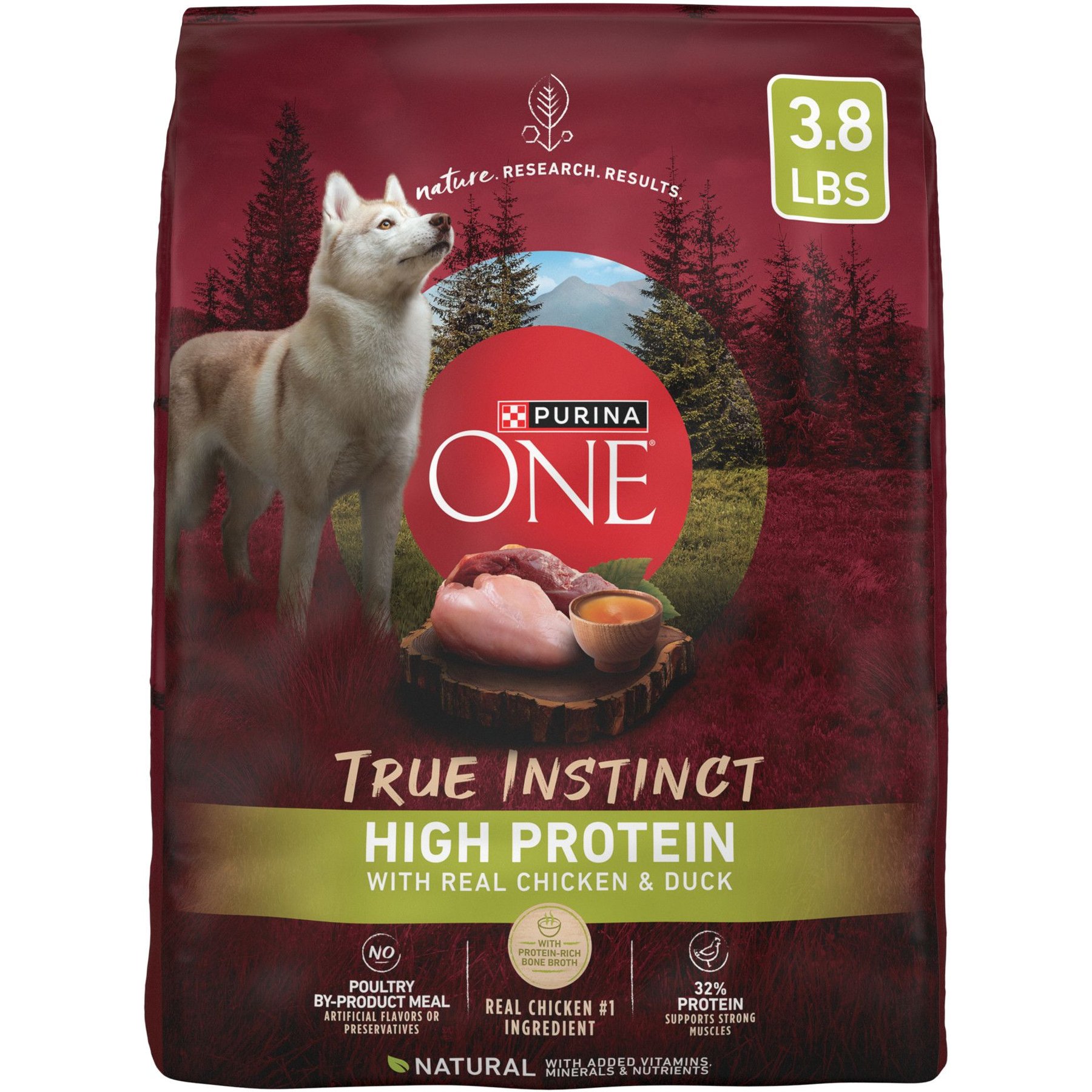 Purina ONE Natural High Protein True Instinct with Real Chicken & Duck Dry Dog Food
