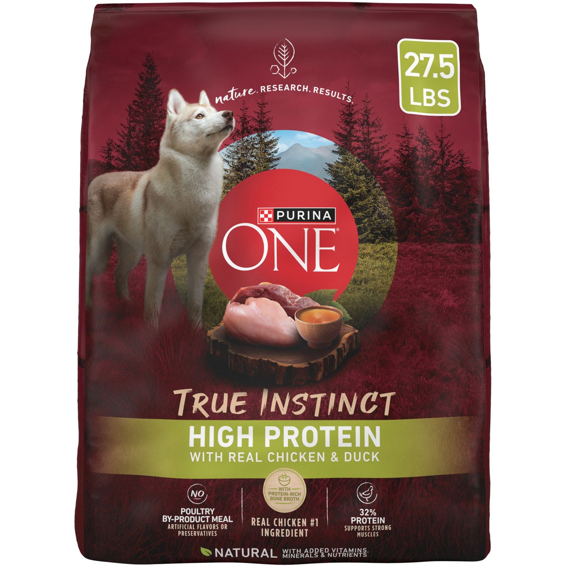 Purina ONE True Instinct Chicken & Duck High Protein Dry Dog Food
