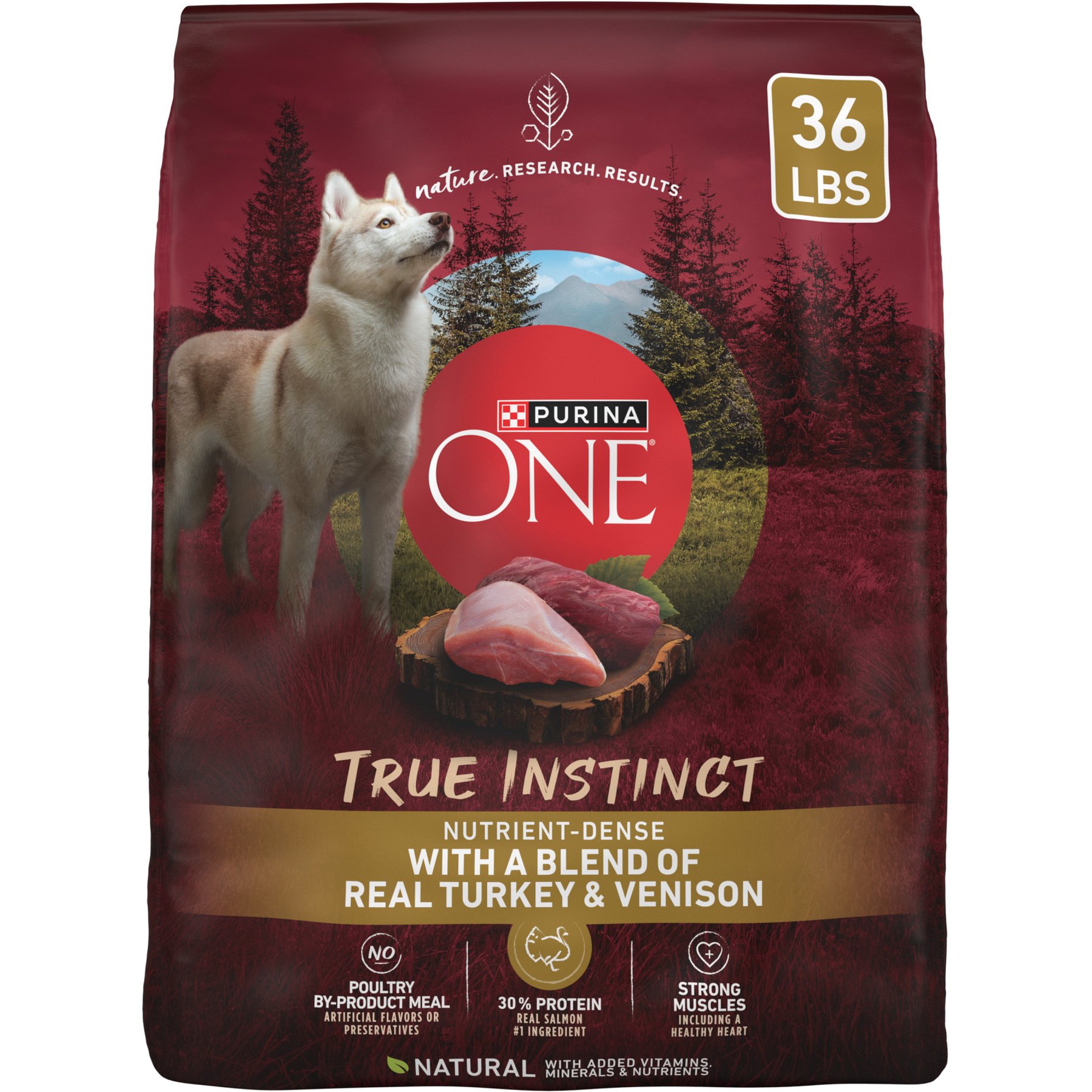Purina ONE True Instinct Natural High Protein with Real Turkey & Venison Dry Dog Food