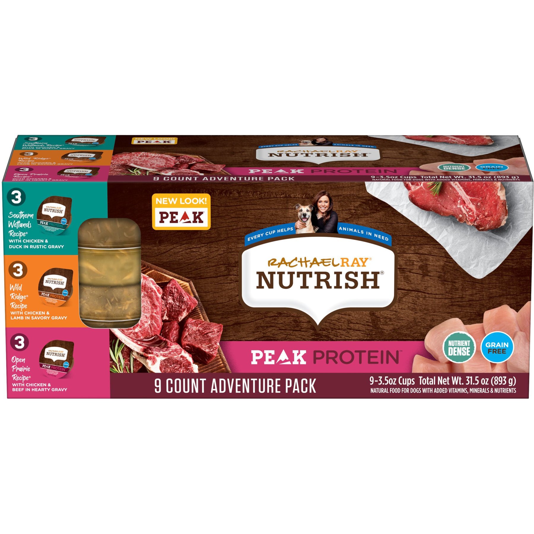Rachael Ray Nutrish PEAK Grain-Free Adventure Variety Pack Wet Dog Food
