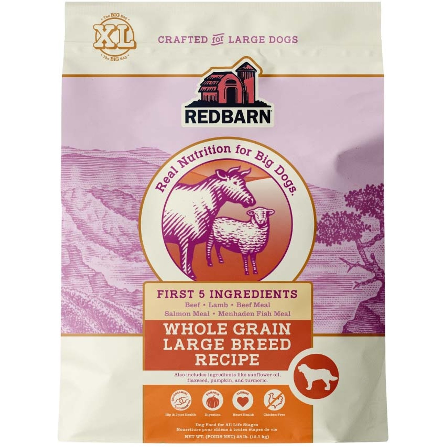Redbarn Whole Grain Large Breed Recipe Dry Dog Food