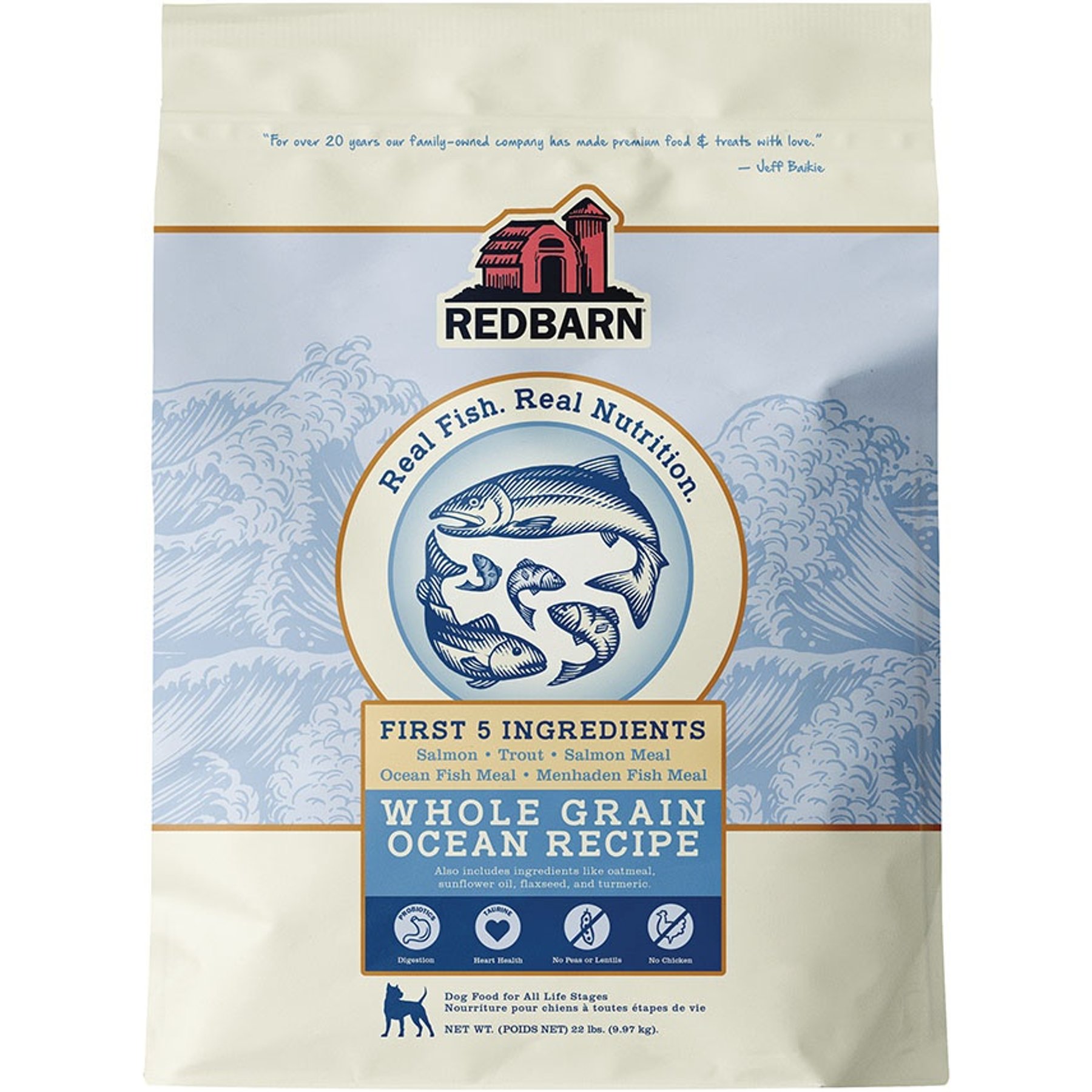 Redbarn Whole Grain Ocean Recipe Dry Dog Food