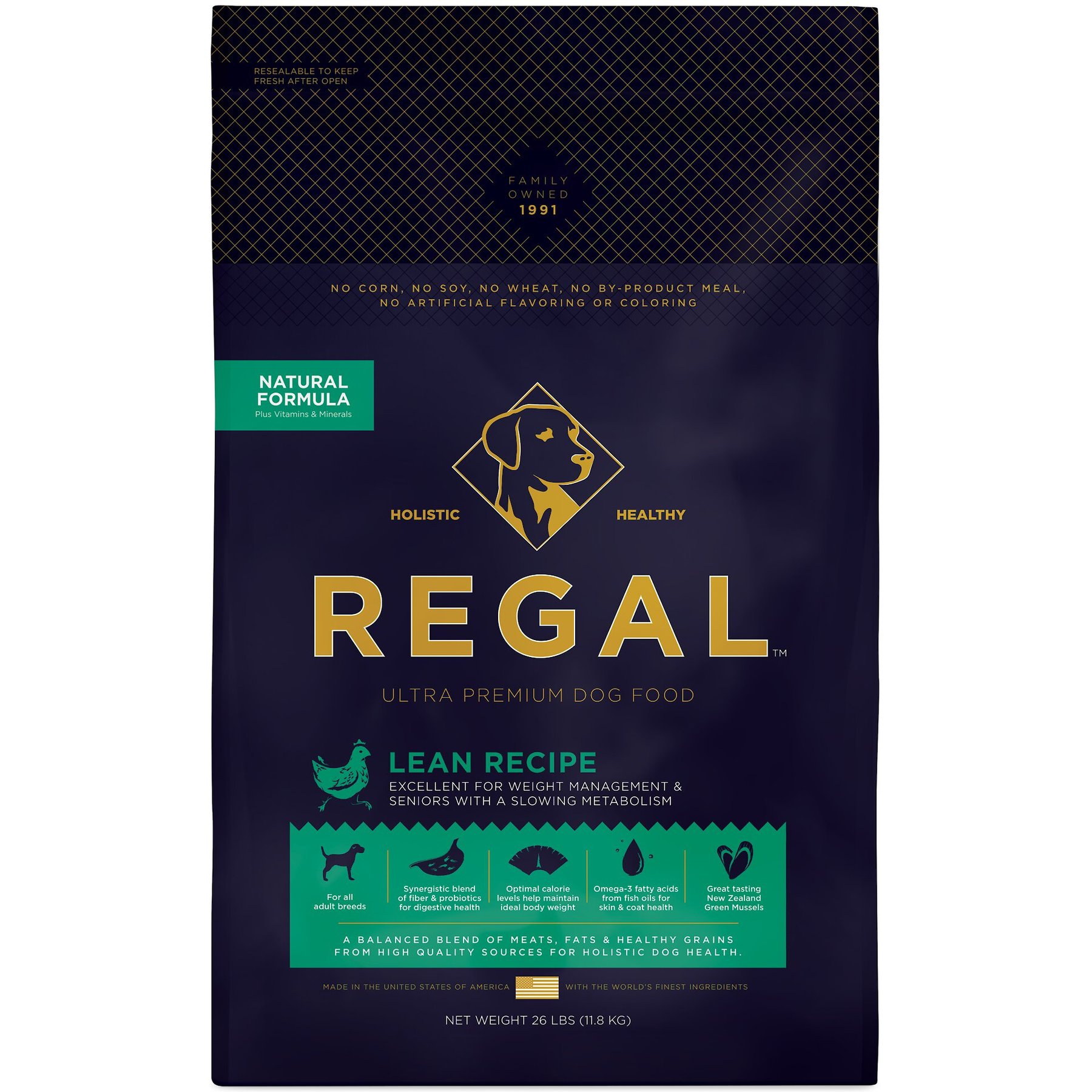 Regal Pet Foods Lean Recipe Dry Dog Food