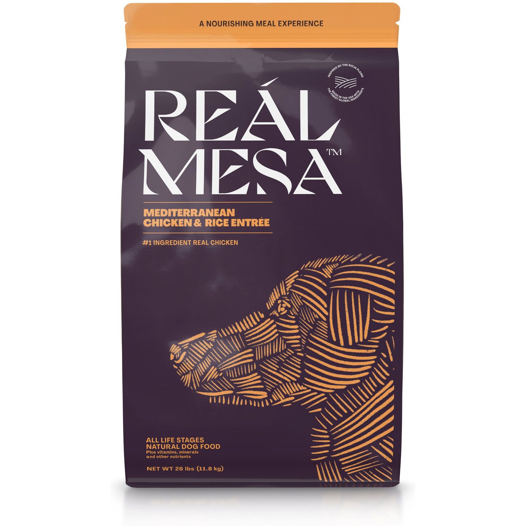 REÁL MESA Mediterranean Chicken & Rice Entrée Dog Food