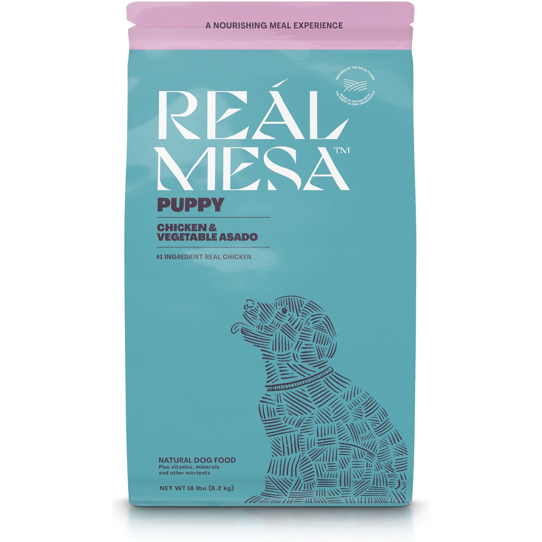 REÁL MESA Puppy Chicken & Vegetable Asado Dog Food