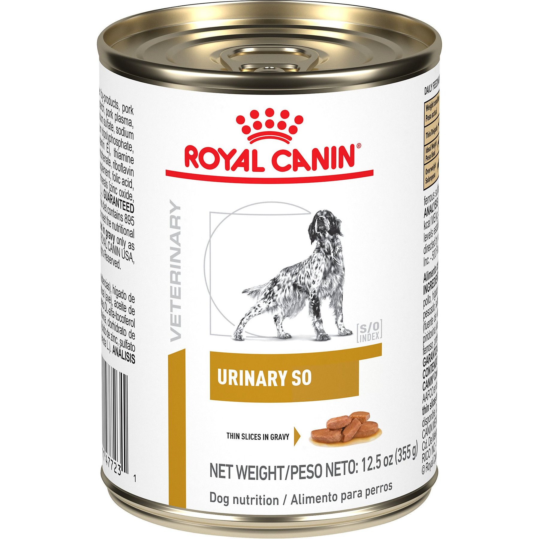 Royal Canin Veterinary Diet Adult Urinary SO Thin Slices in Gravy Canned Dog Food