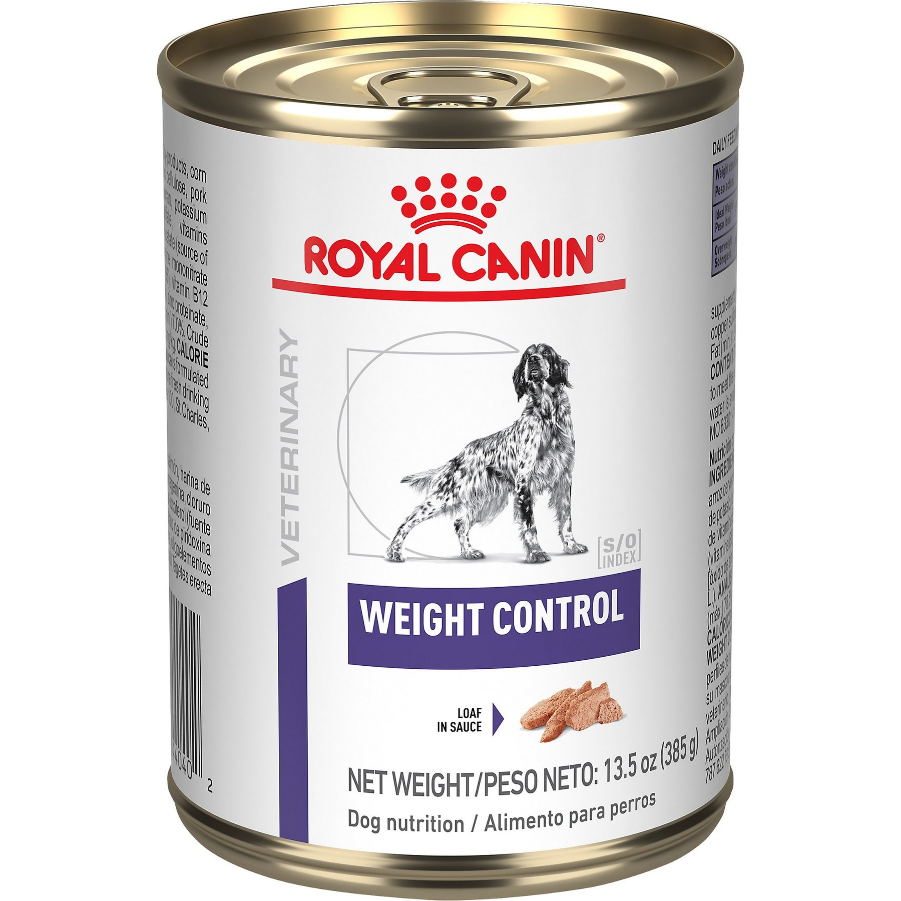 Royal Canin Veterinary Diet Adult Weight Control Loaf in Sauce Canned Dog Food