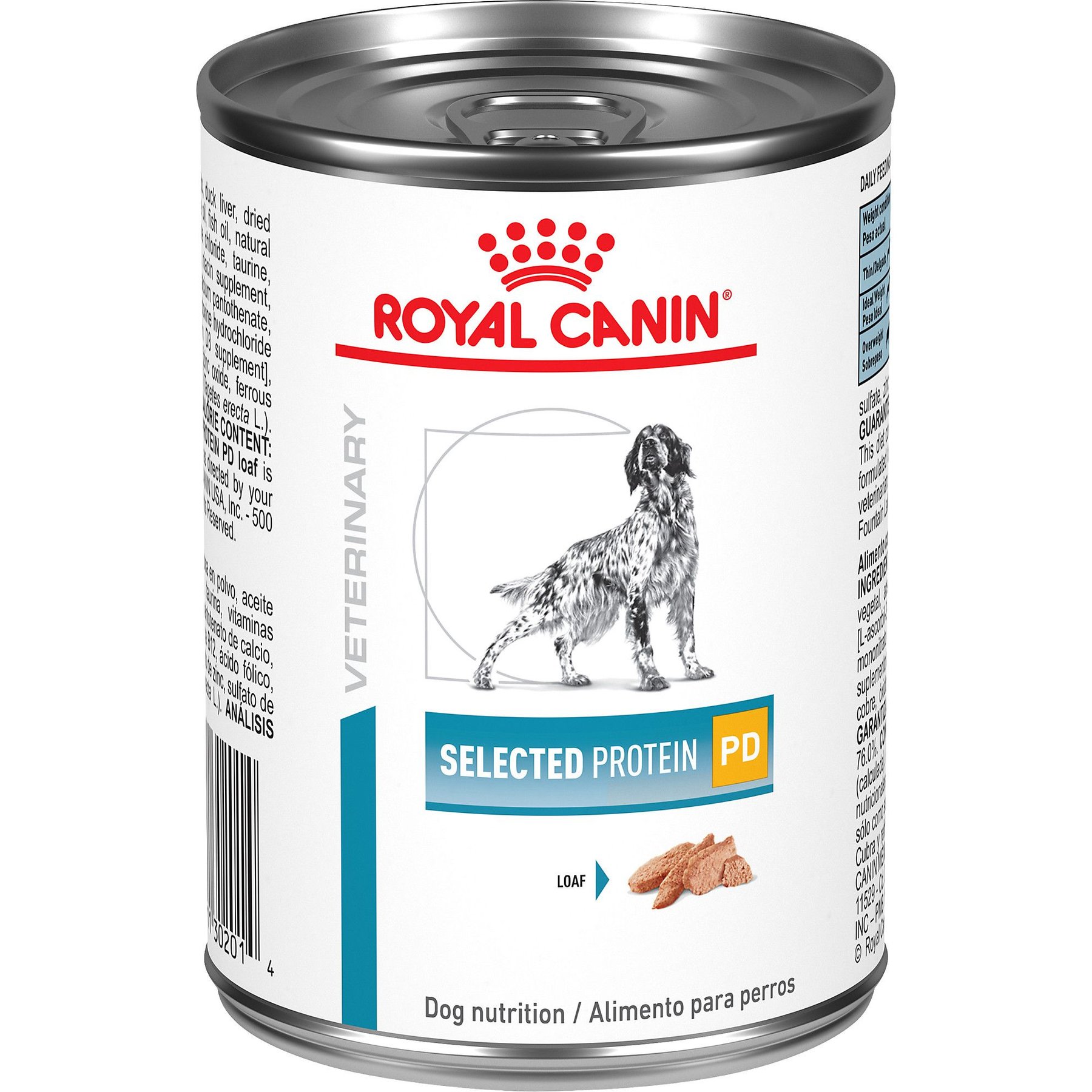 Royal Canin Veterinary Diet Selected Protein Potato & Duck Formula Loaf Adult Wet Dog Food, 13.5-oz can, case of 24