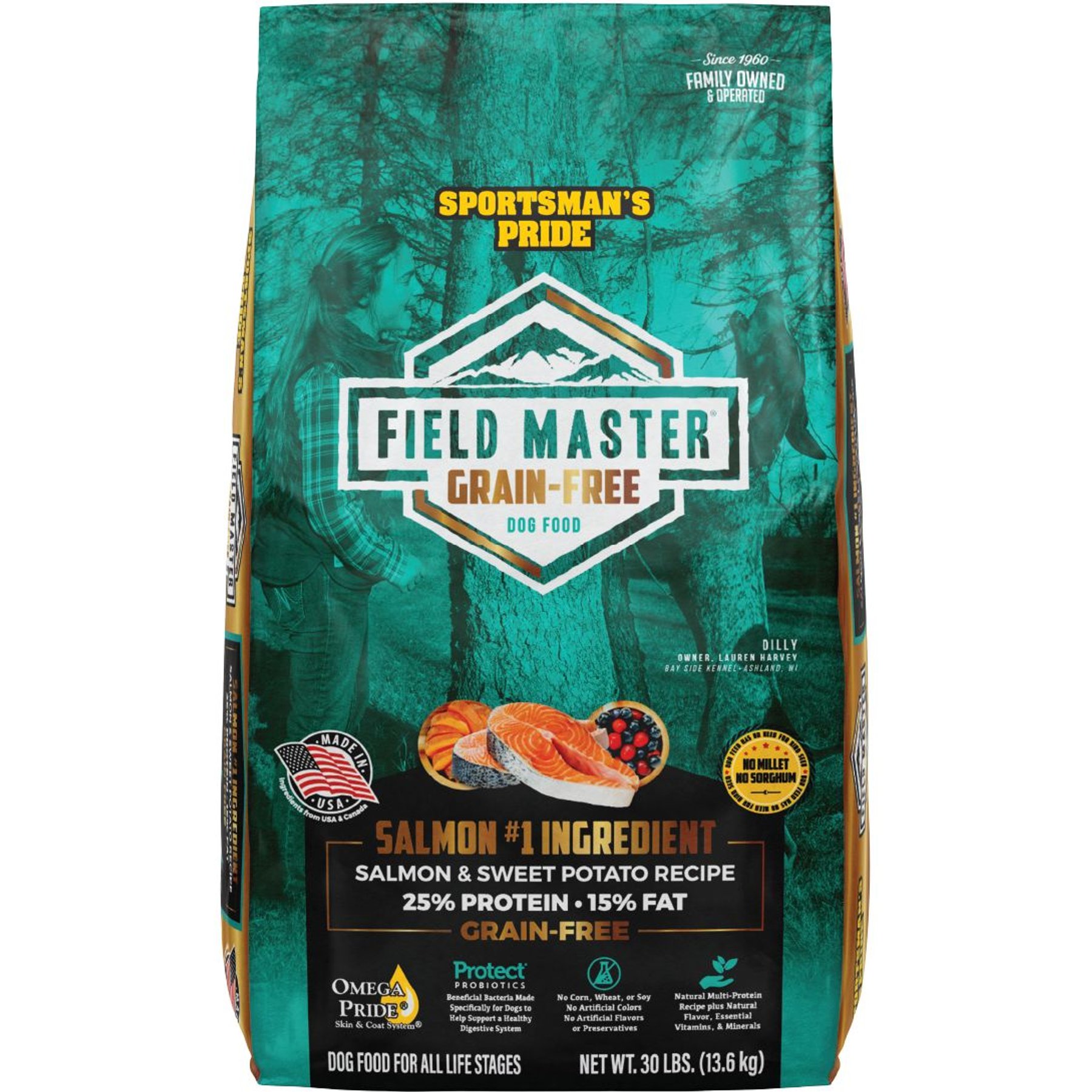 Sportsman's Pride Field Master Grain-Free Salmon & Sweet Potato Recipe Dry Dog Food