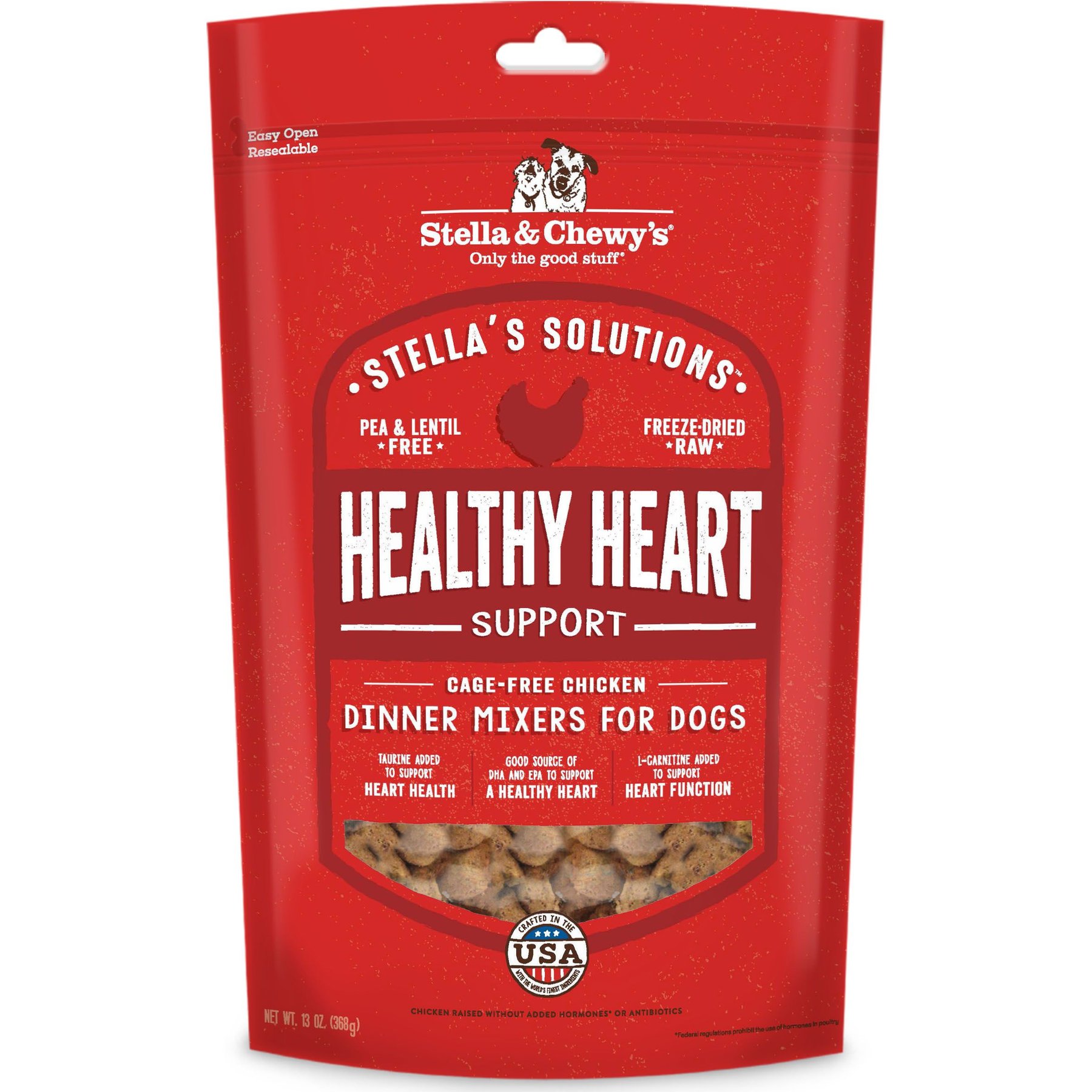Stella & Chewy's Stella's Solutions Healthy Heart Support Chicken Freeze-Dried Raw Dog Food