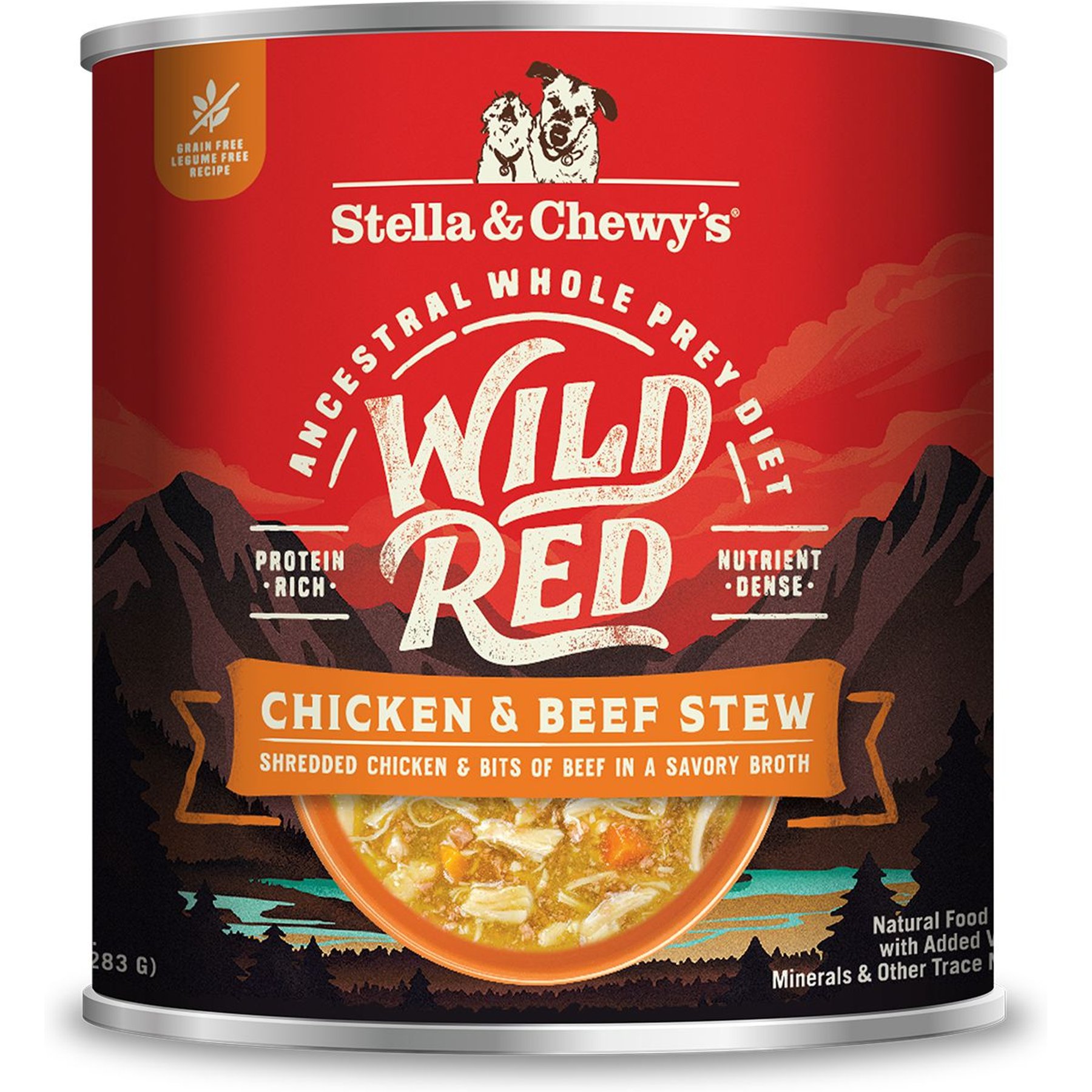 Stella & Chewy's Wild Red Grain-Free Chicken & Beef Stew Wet Dog Food