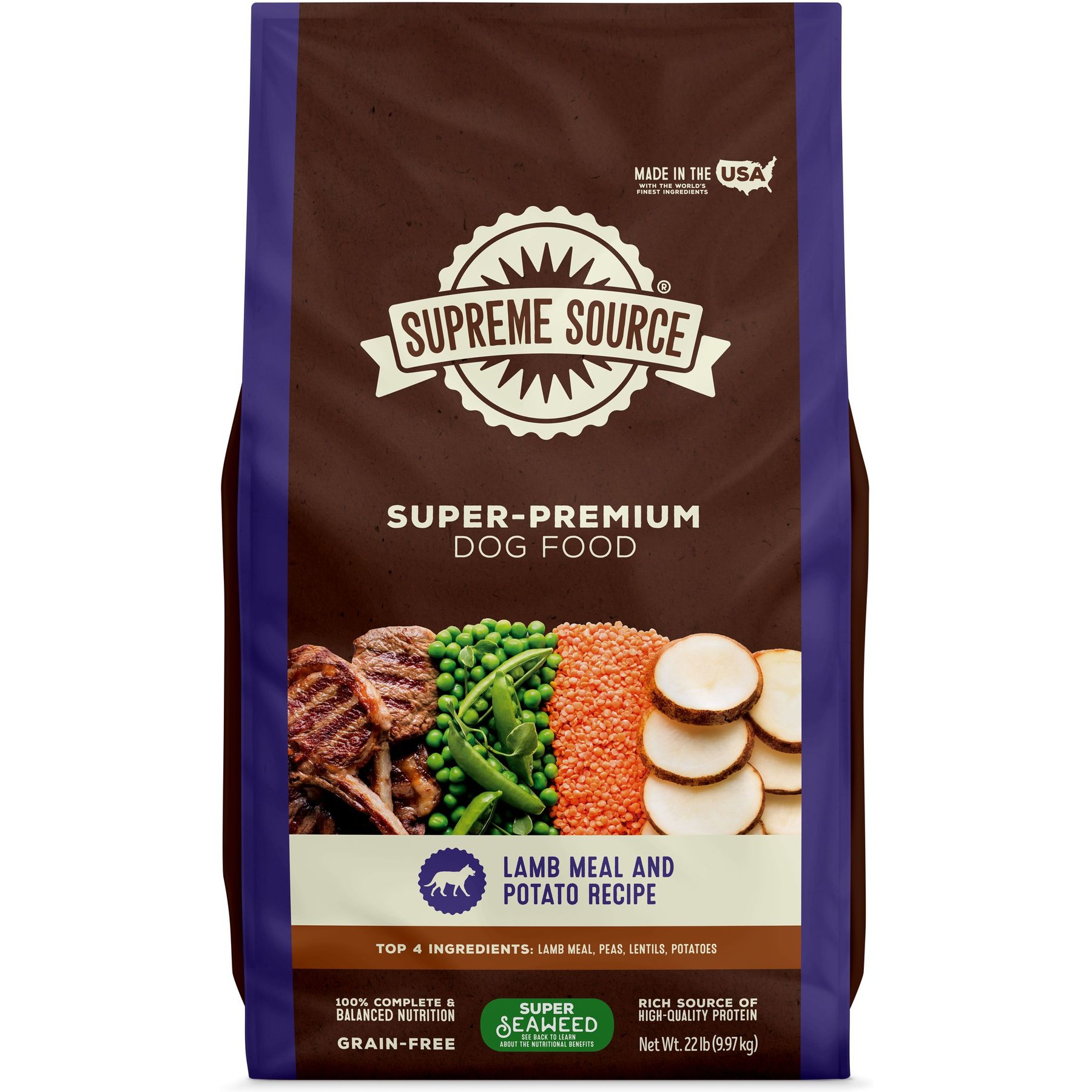 Supreme Source Grain-Free Lamb & Potato Recipe Dry Dog Food