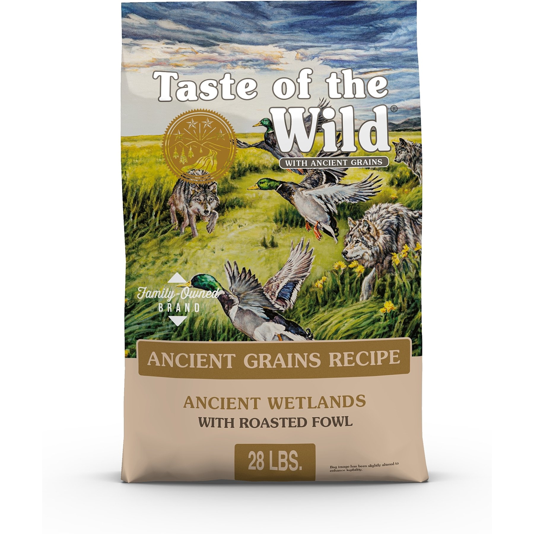 Taste of the Wild Taste of the Wild Ancient Wetlands with Ancient Grains Dry Dog Food dog food package
