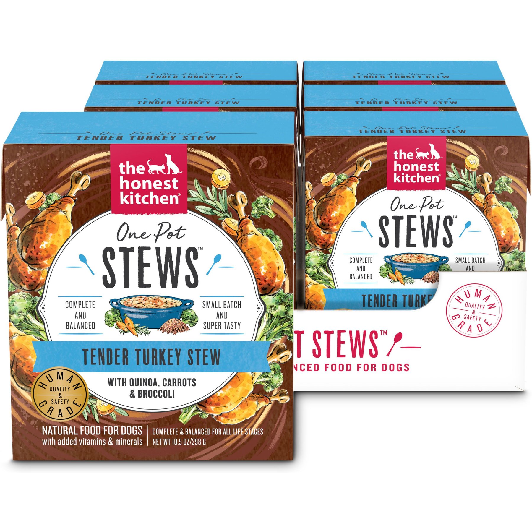 'The Honest Kitchen One Pot Stew Tender Turkey Stew with Quinoa, Carrots & Broccoli Wet Dog Food