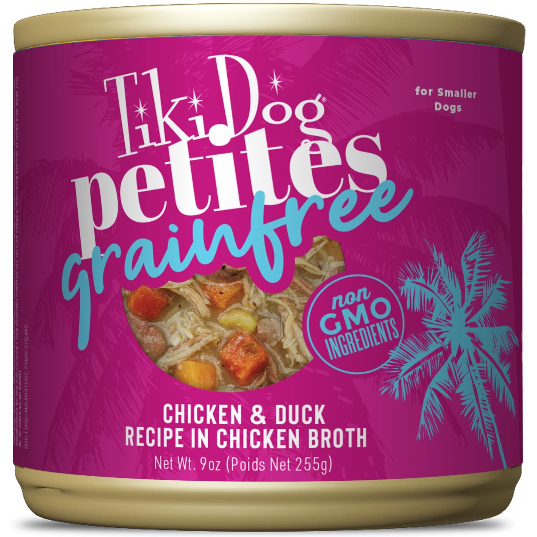 Tiki Dog Petites Grain-Free Chicken & Duck Wet Dog Food
