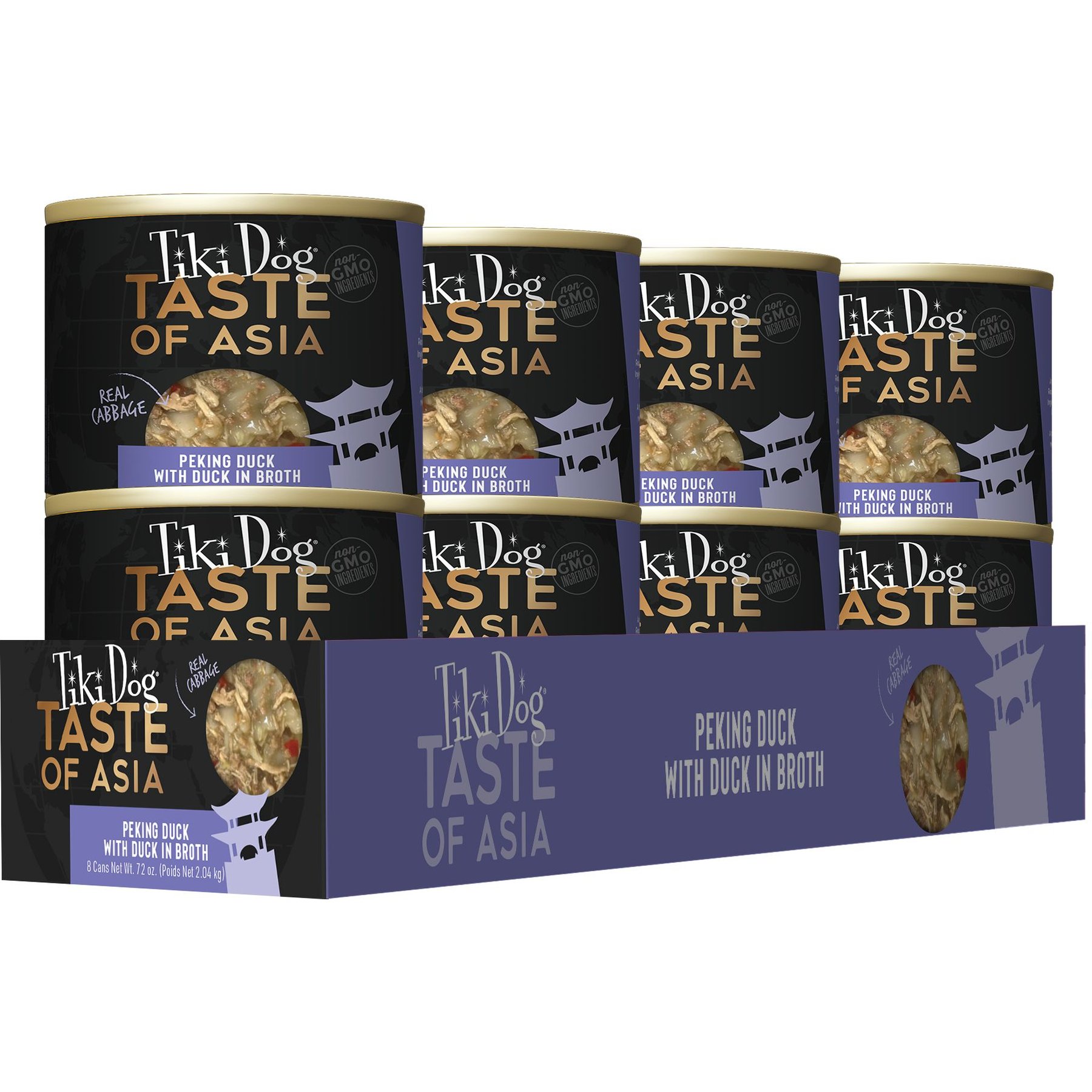 Tiki Dog Taste of the World Asia NON GMO Peking Duck with Duck in Broth Wet Dog Food