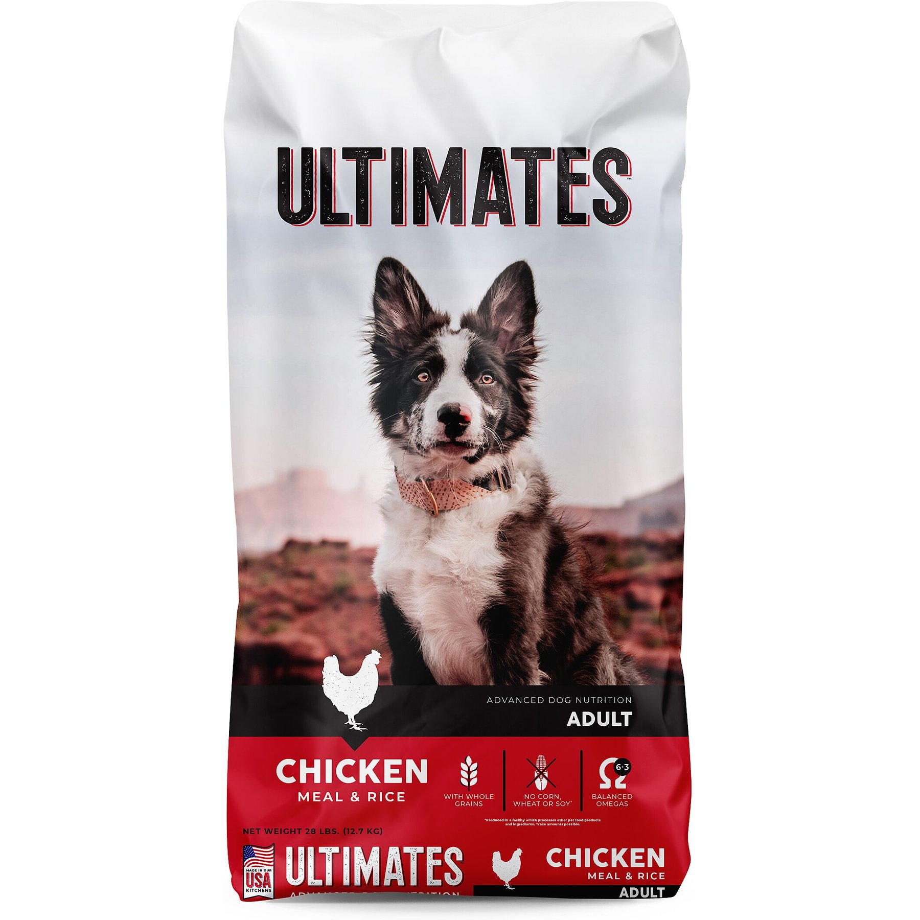 Ultimates Adult Chicken Meal & Rice Flavored Dry Dog Food