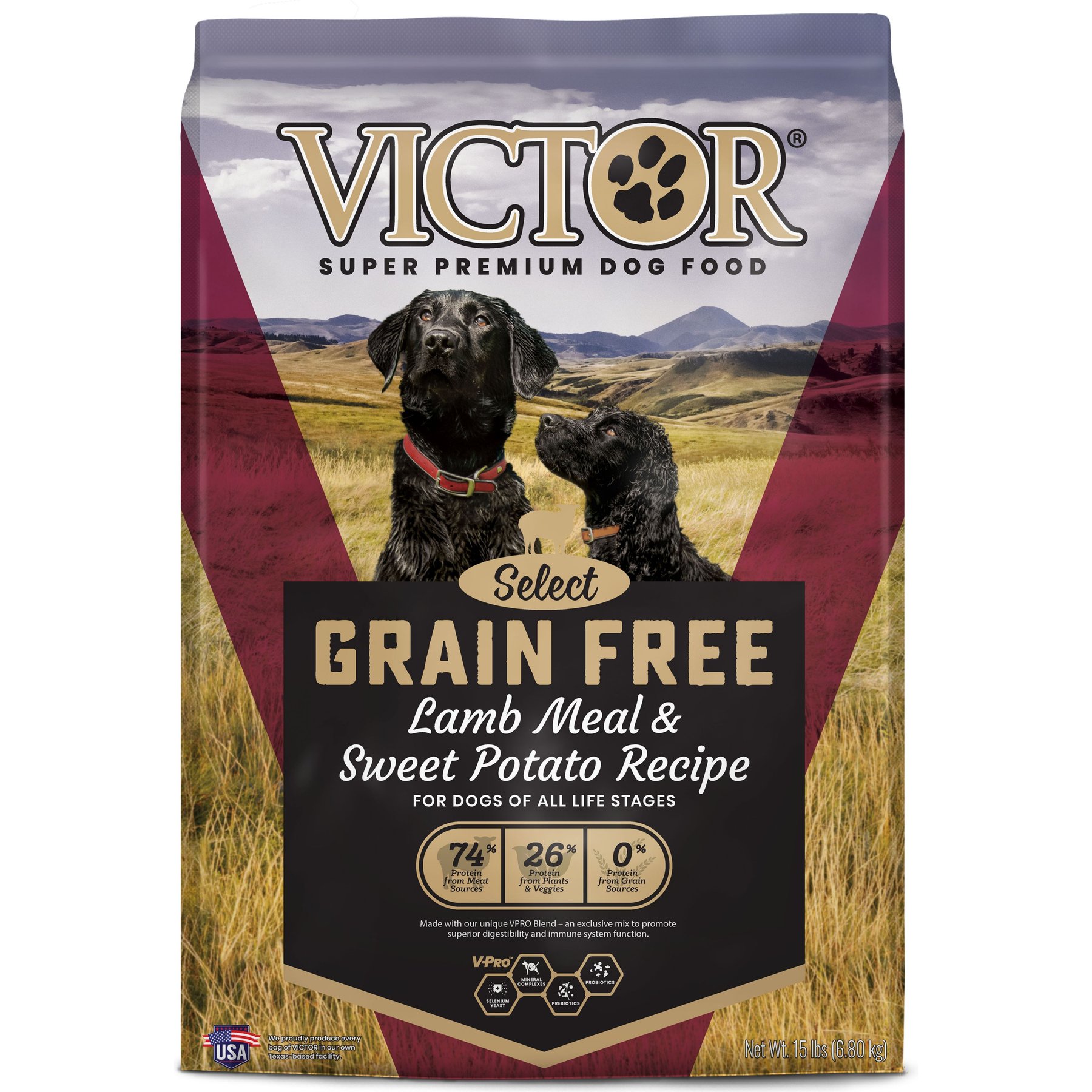 VICTOR Grain-Free Lamb Meal & Sweet Potato High Protein Dry Dog Food