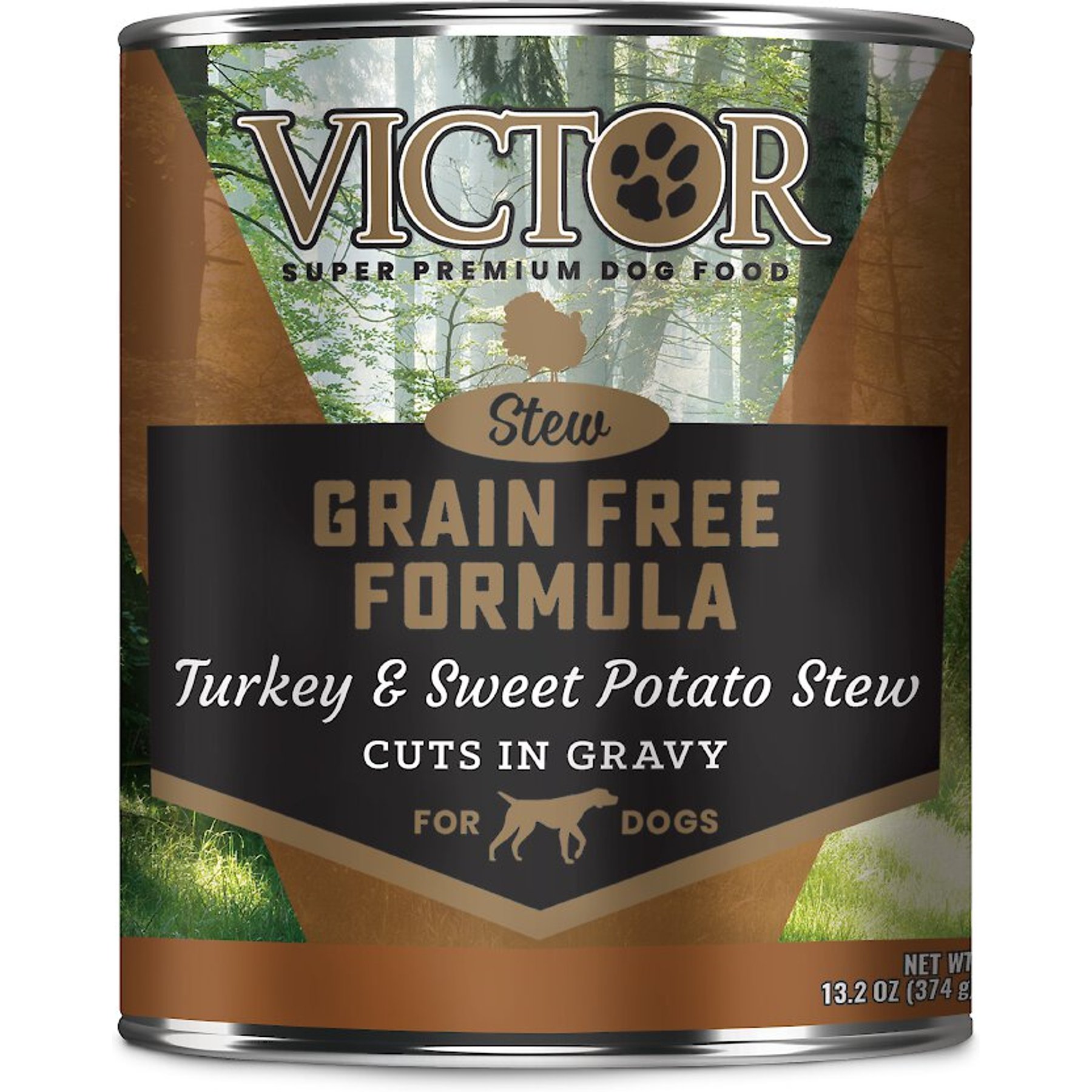 VICTOR Grain-Free Turkey & Sweet Potato Stew Cuts Wet Dog Food or Topper