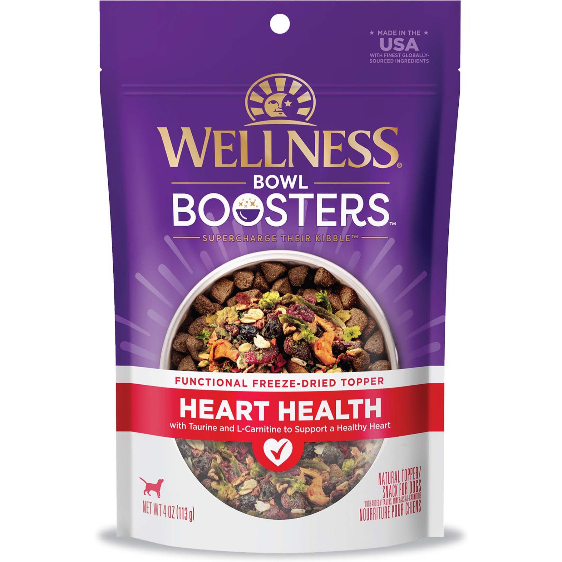 Wellness CORE Bowl Boosters Heart Health Dry Dog Food Topper