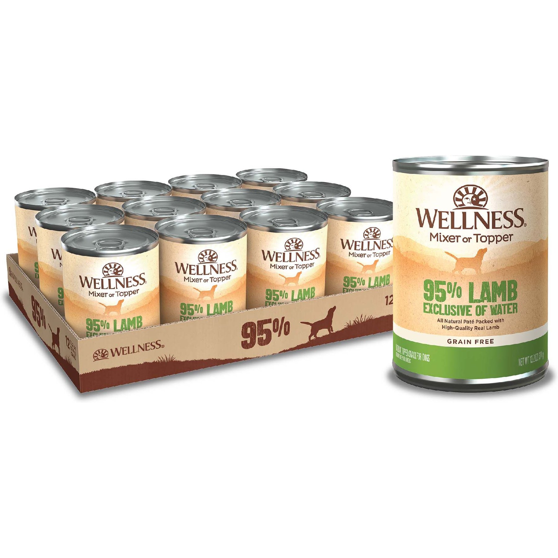 Wellness Ninety-Five Percent Lamb Grain-Free Canned Dog Food