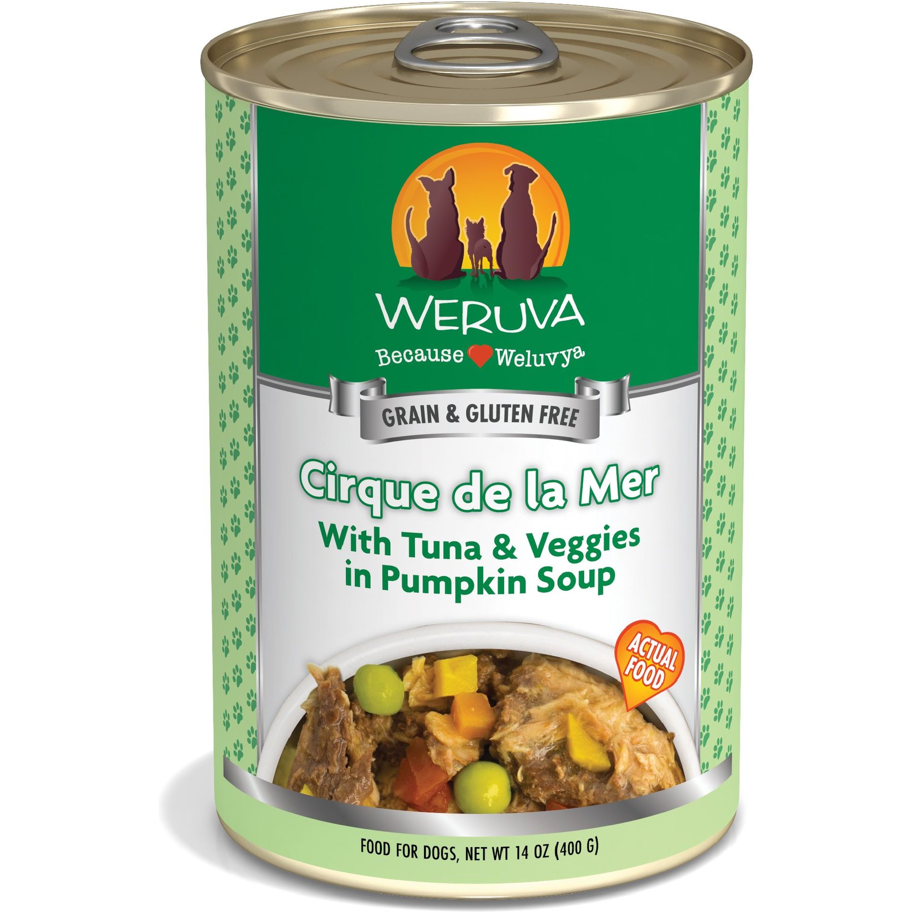 Weruva Cirque De La Mer with Tuna & Veggies in Pumpkin Soup Grain-Free Canned Dog Food