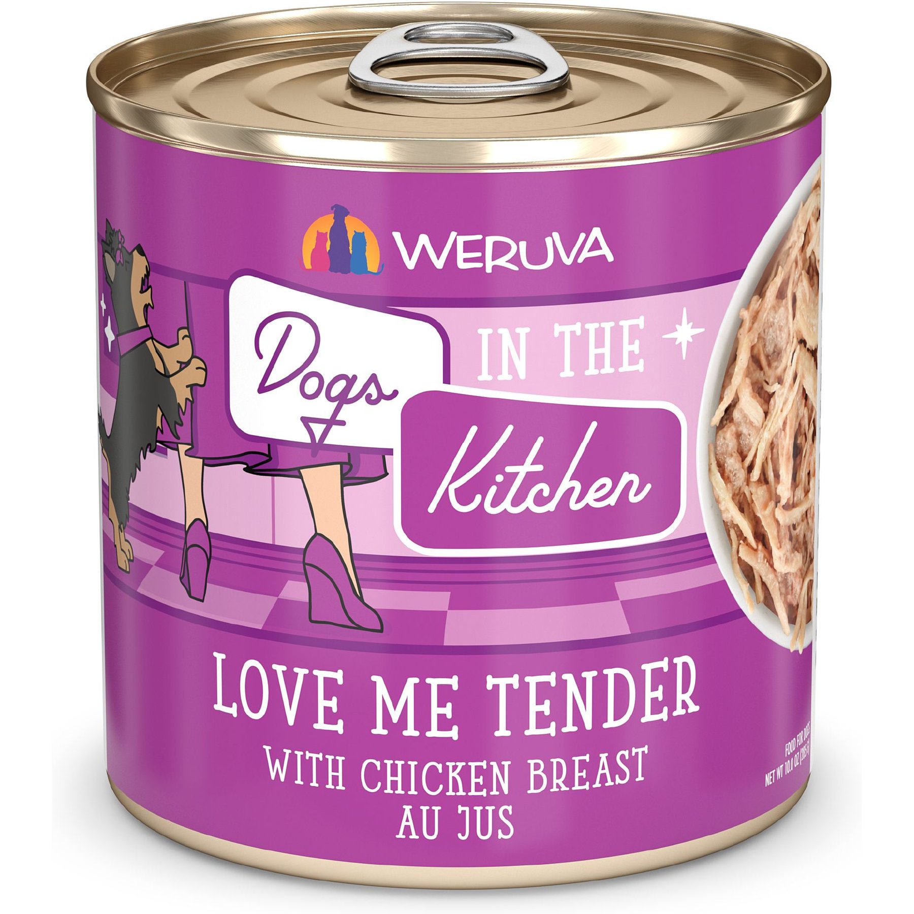 Weruva Dogs in the Kitchen Love Me Tender with Chicken Breast Au Jus Grain-Free Canned Dog Food