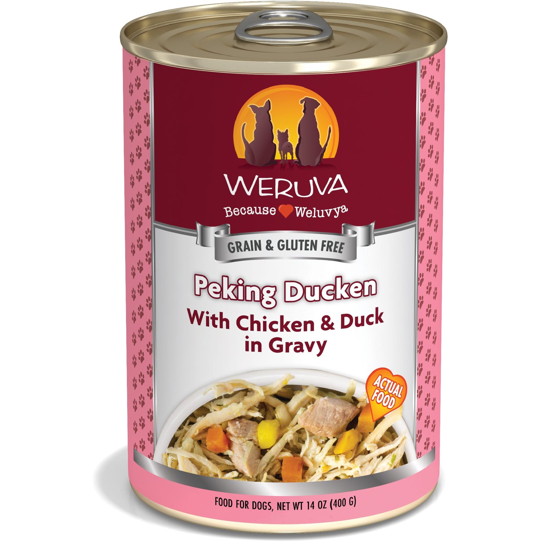 Weruva Peking Ducken with Chicken & Duck in Gravy Grain-Free Canned Dog Food